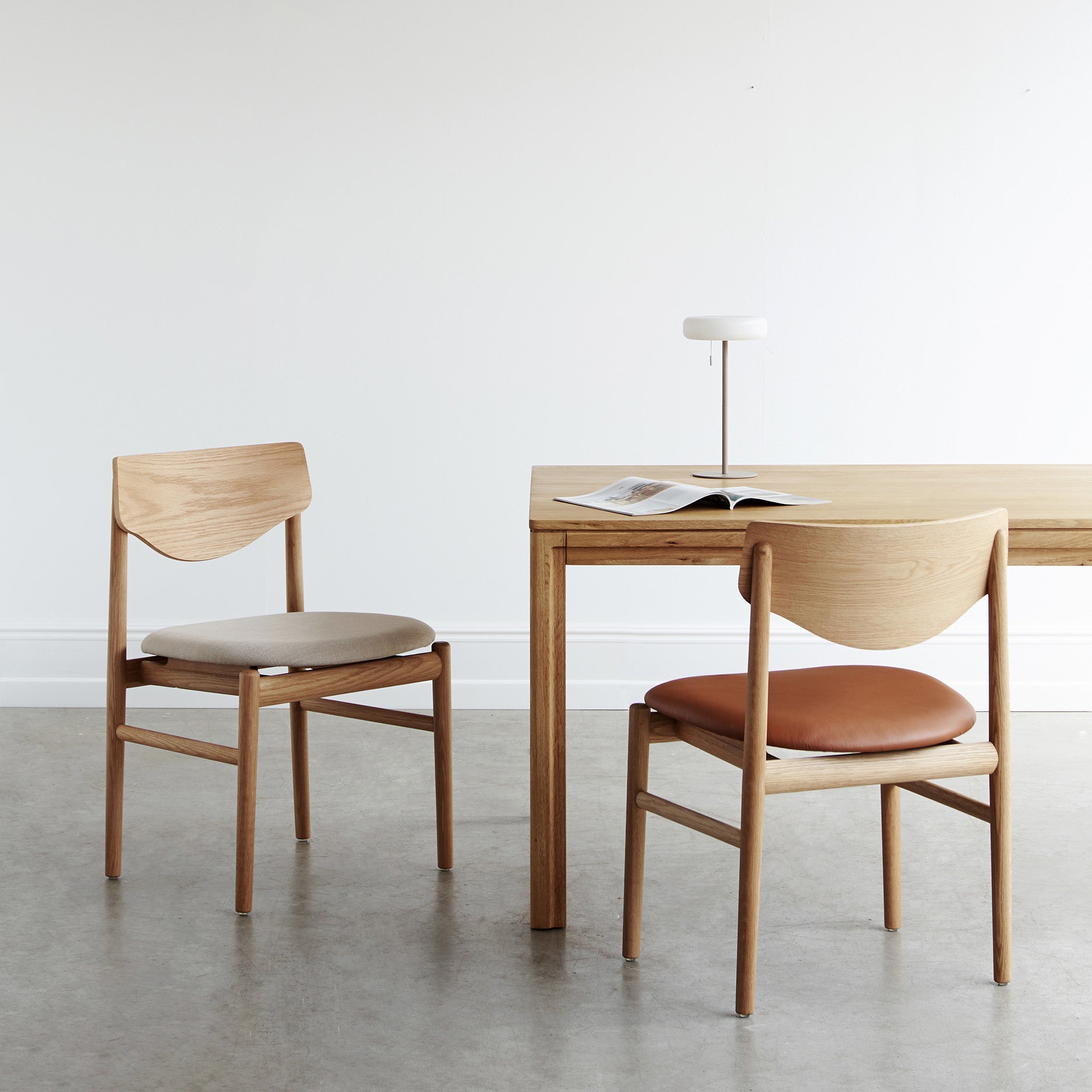 Celeste spisebordsstol u. armlæn - Læder