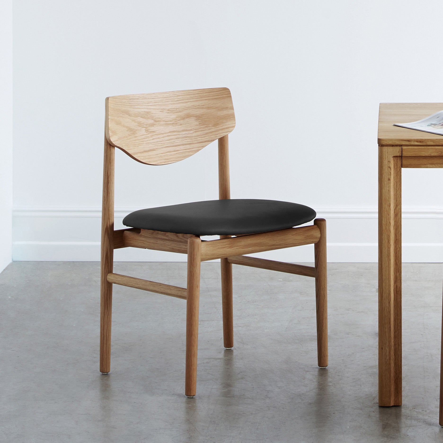 Celeste spisebordsstol u. armlæn - Læder