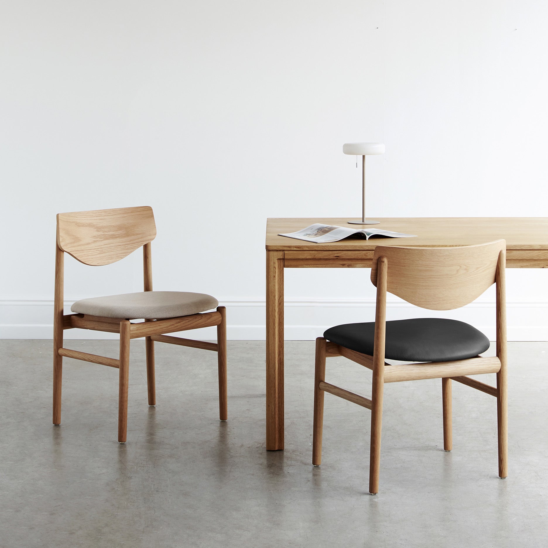 Celeste spisebordsstol u. armlæn - Læder