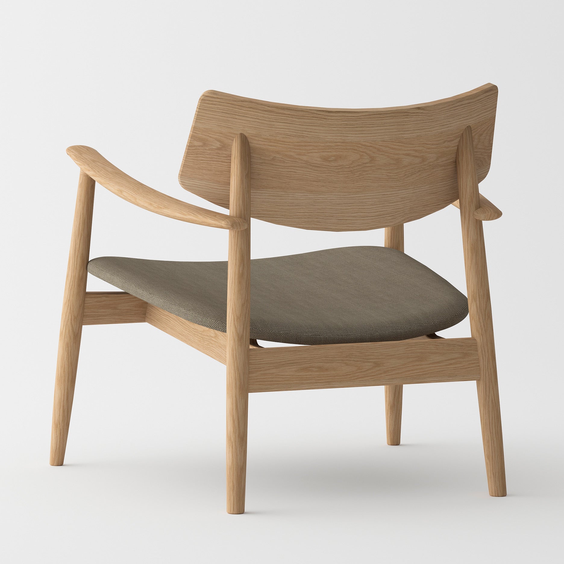 Vedersø loungestol m. stofsæde