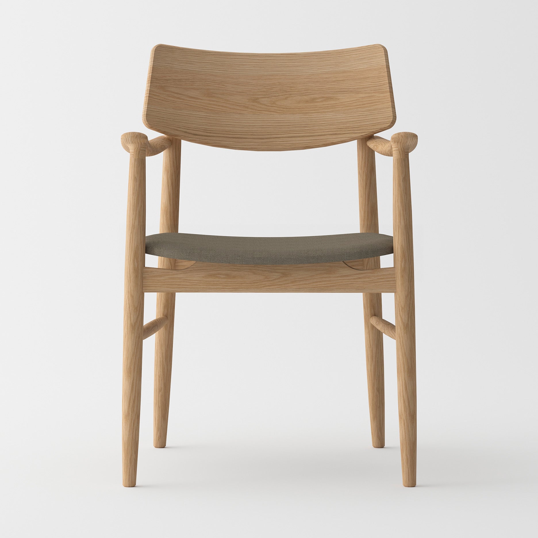 Vedersø spisebordsstol m. armlæn - Stof