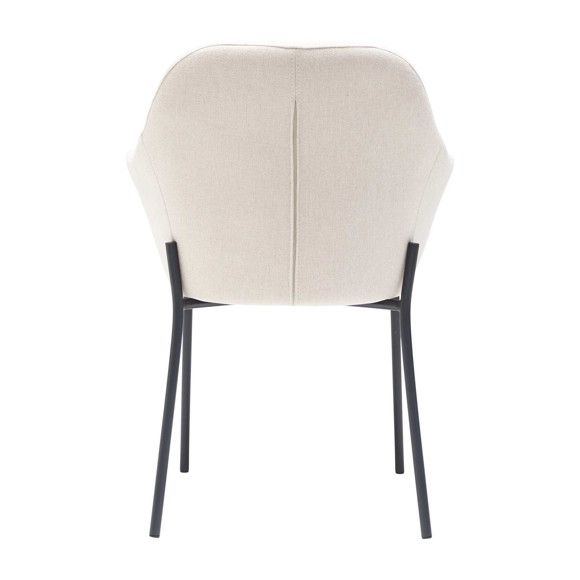 New Age spisebordsstol stof m. faste ben