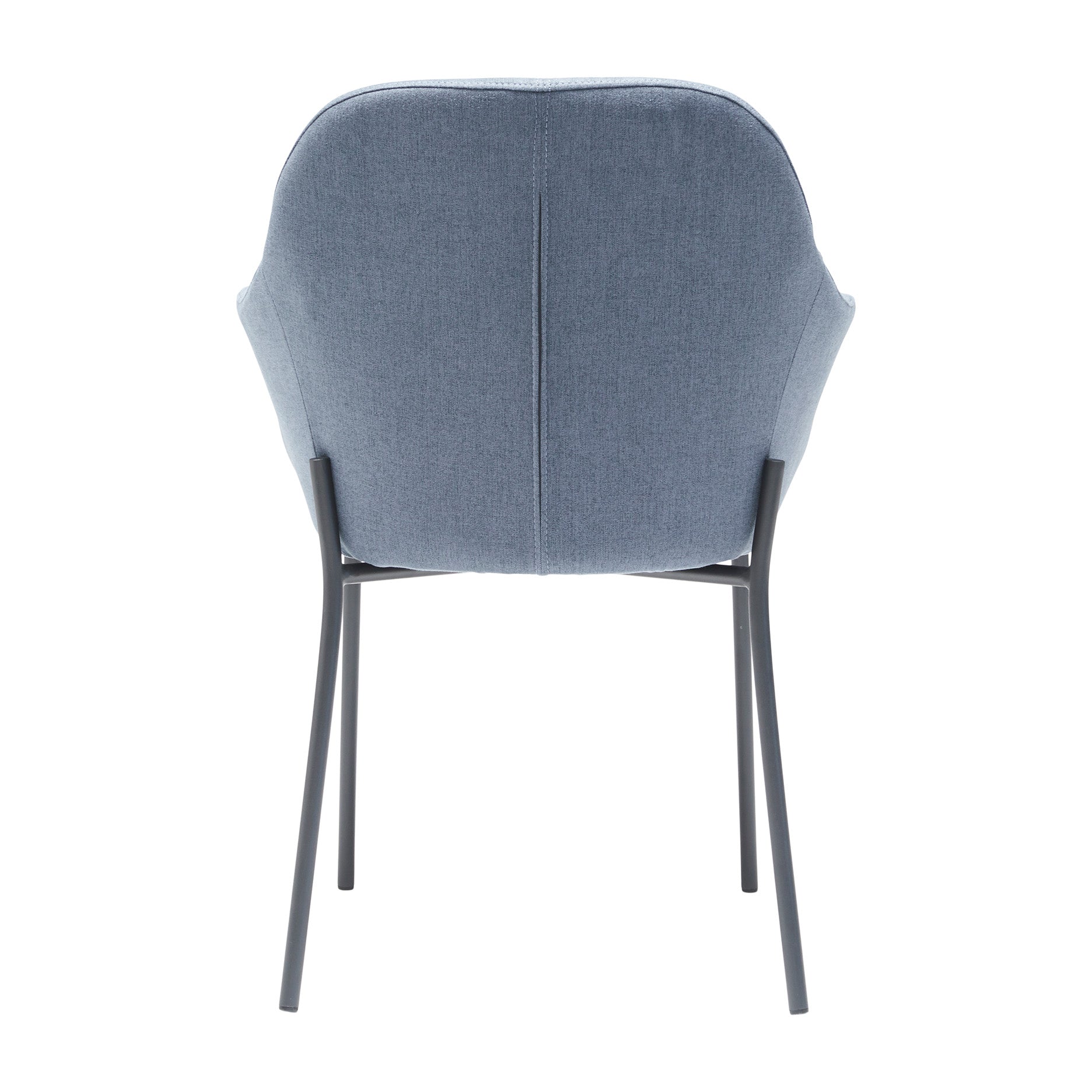 New Age spisebordsstol stof m. faste ben