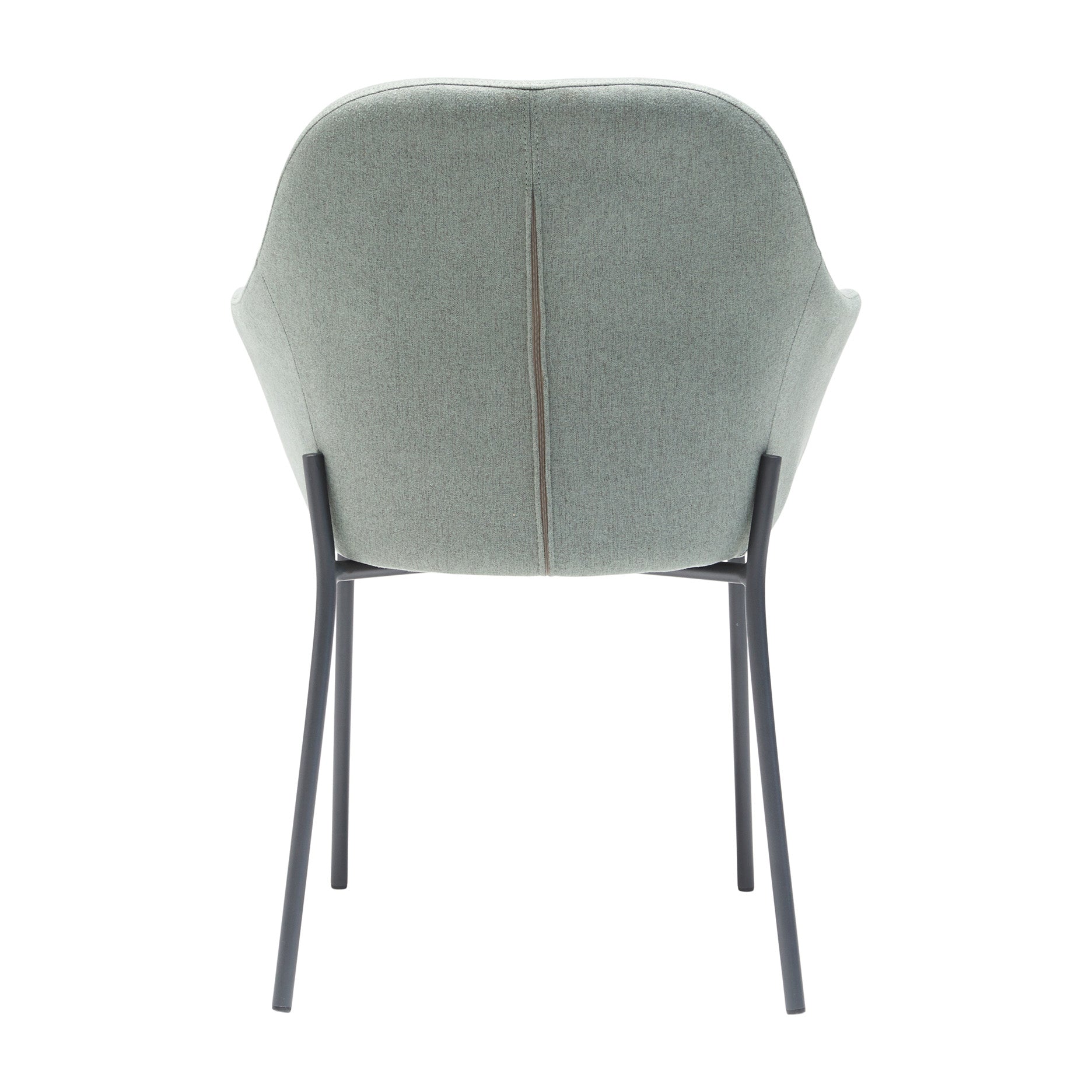 New Age spisebordsstol stof m. faste ben