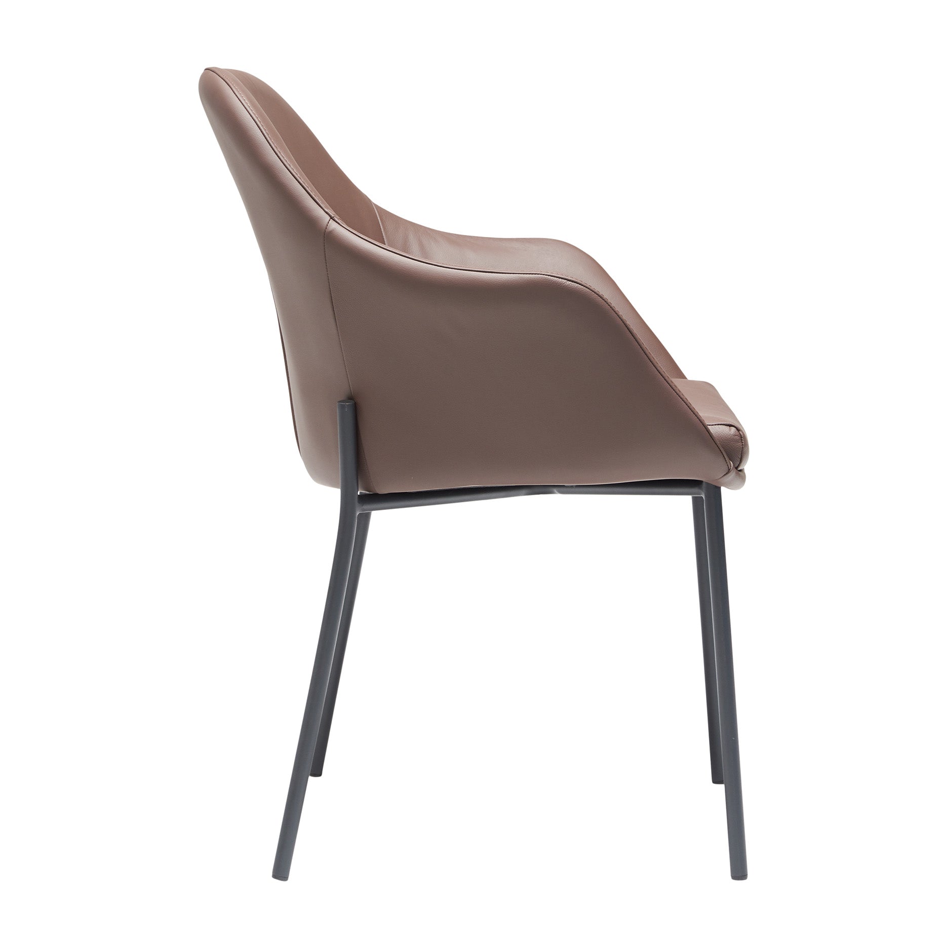 New Age spisebordsstol læder m.fast ben