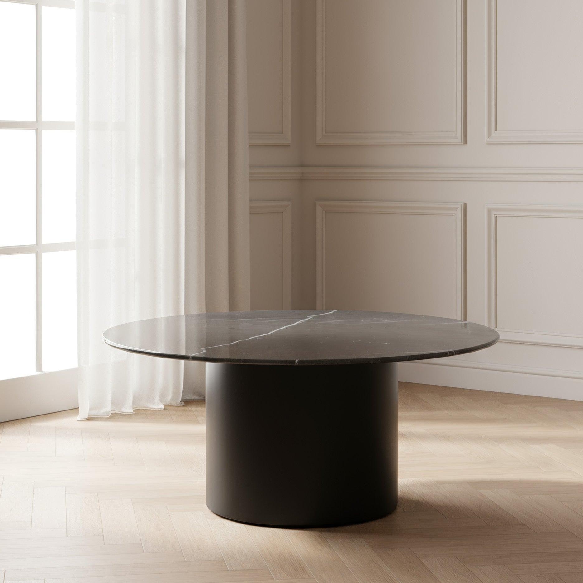 Marbelle sofabord Ø80 cm