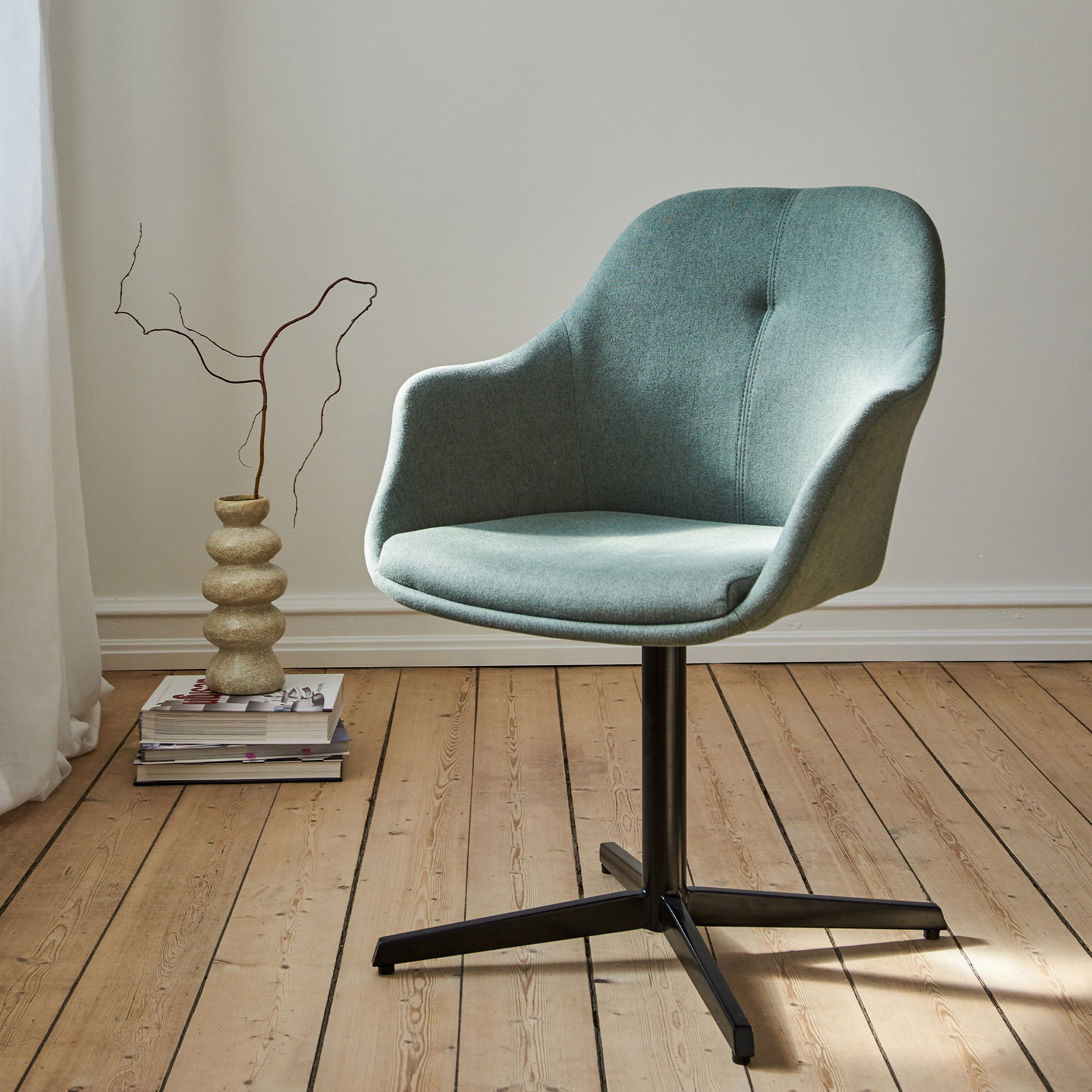 New Age stof m. drejefod