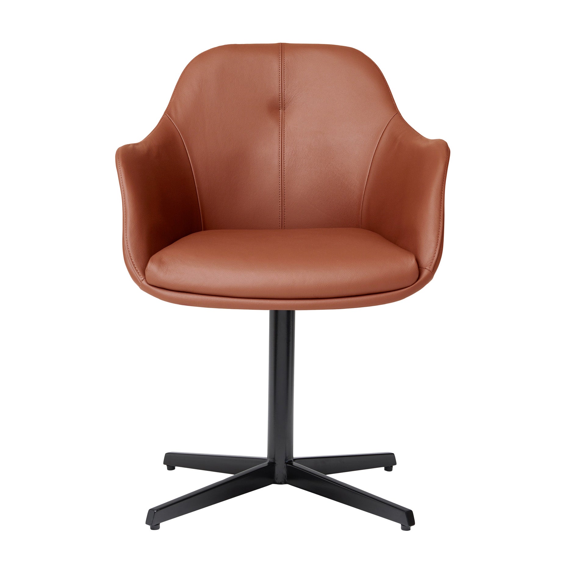 New Age læder m. drejefod