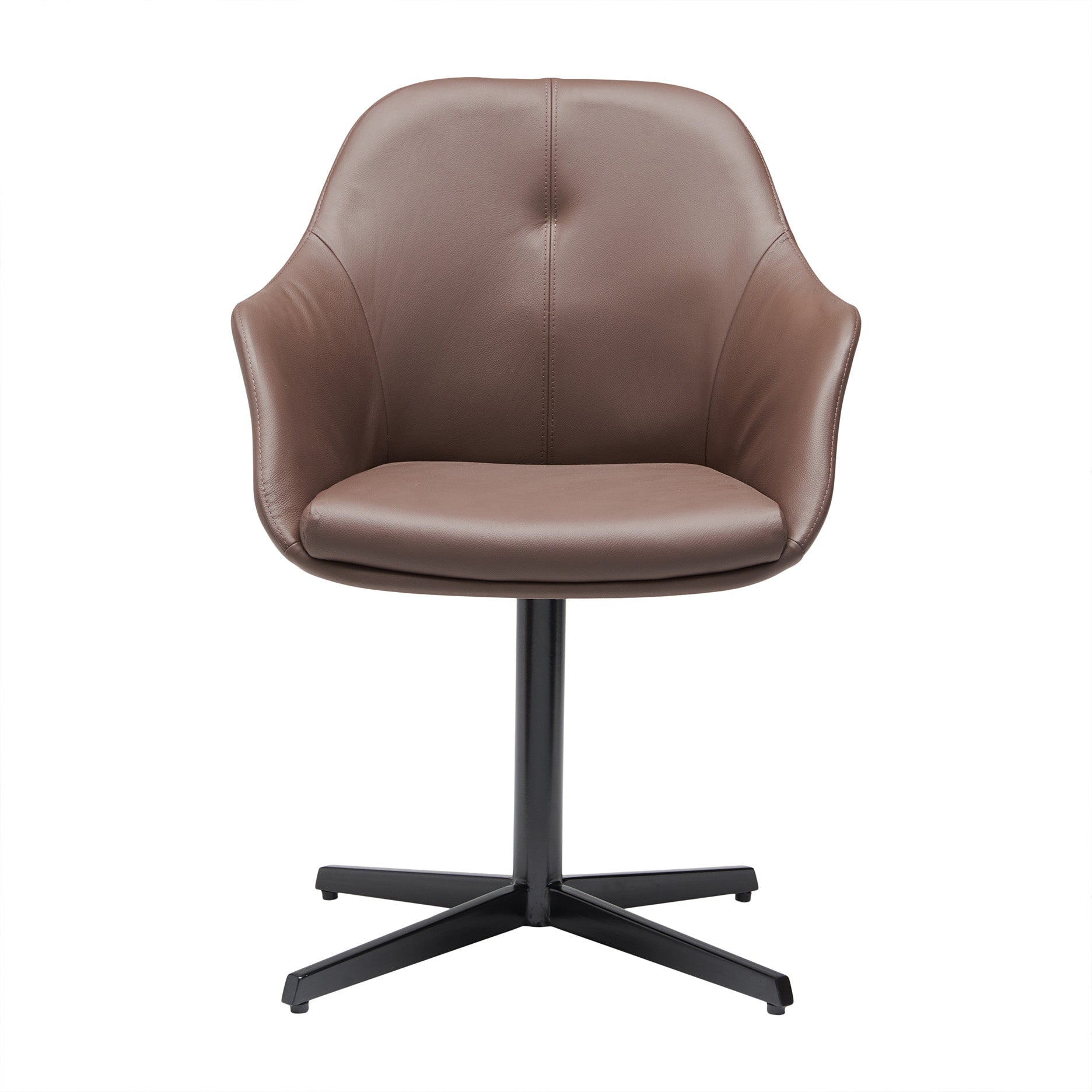 New Age læder m. drejefod