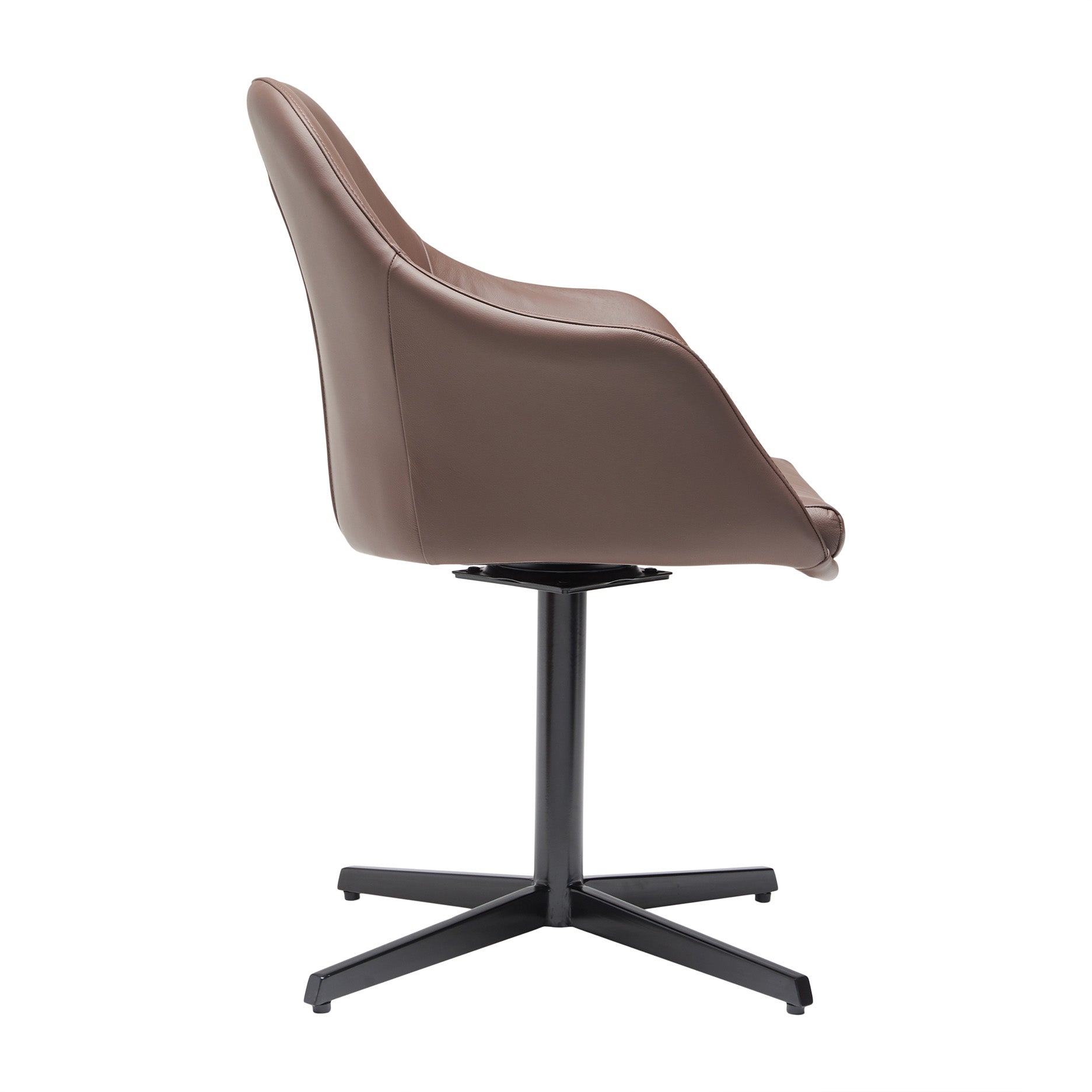 New Age læder m. drejefod