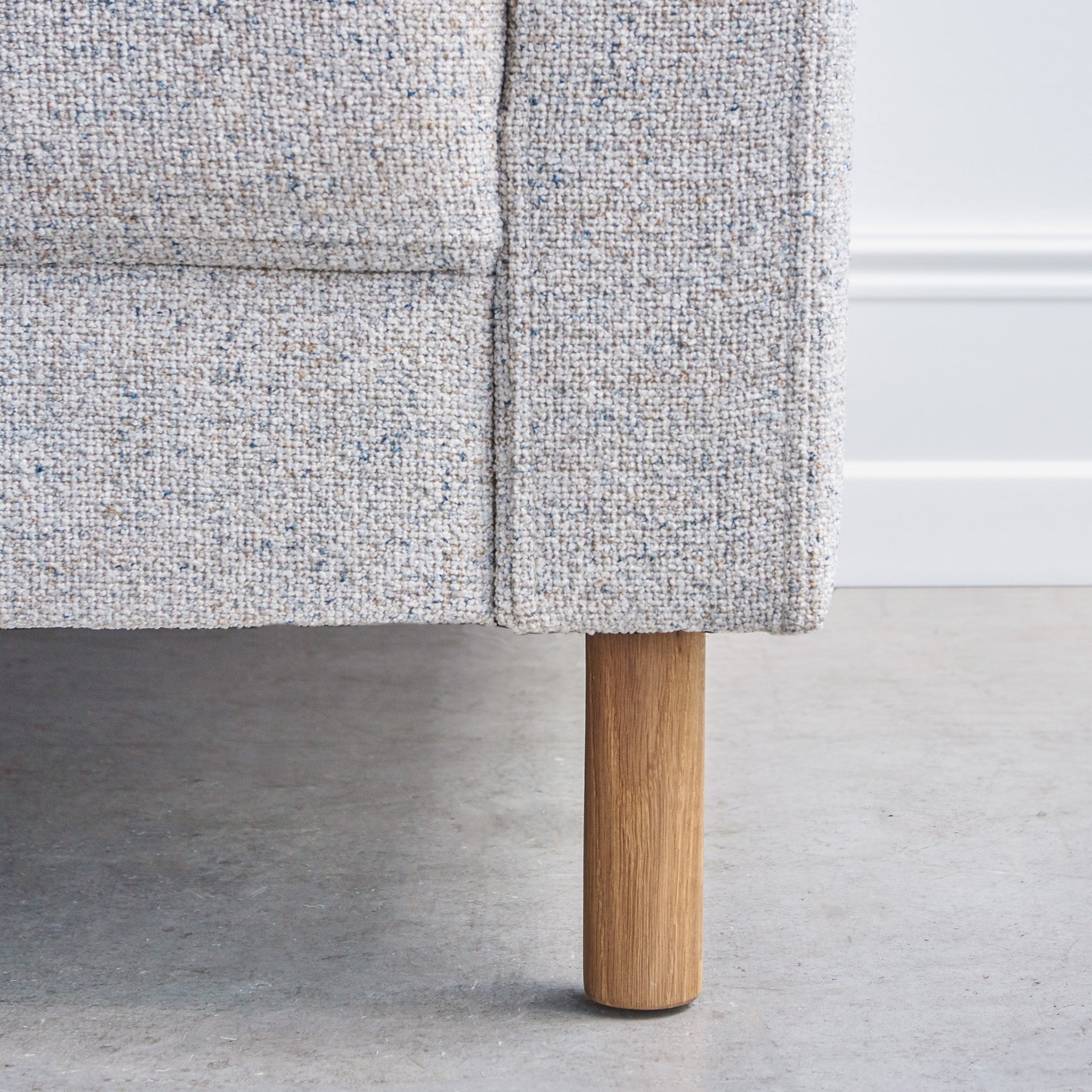 Stapleton II 3 pers. sofa - m. egetræsben