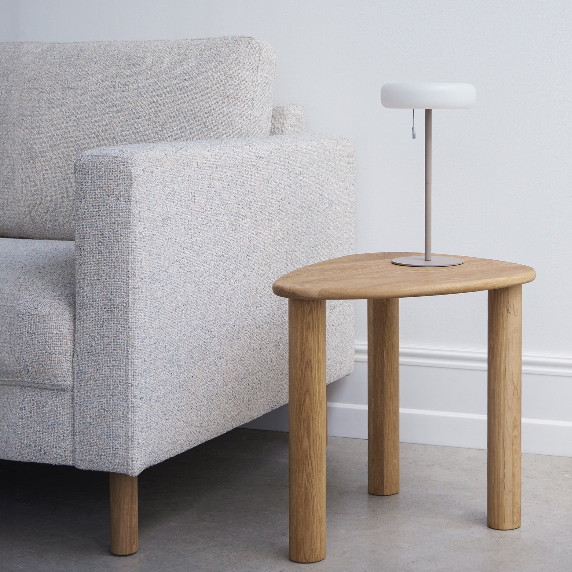 Stapleton II 3 pers. sofa - m. egetræsben