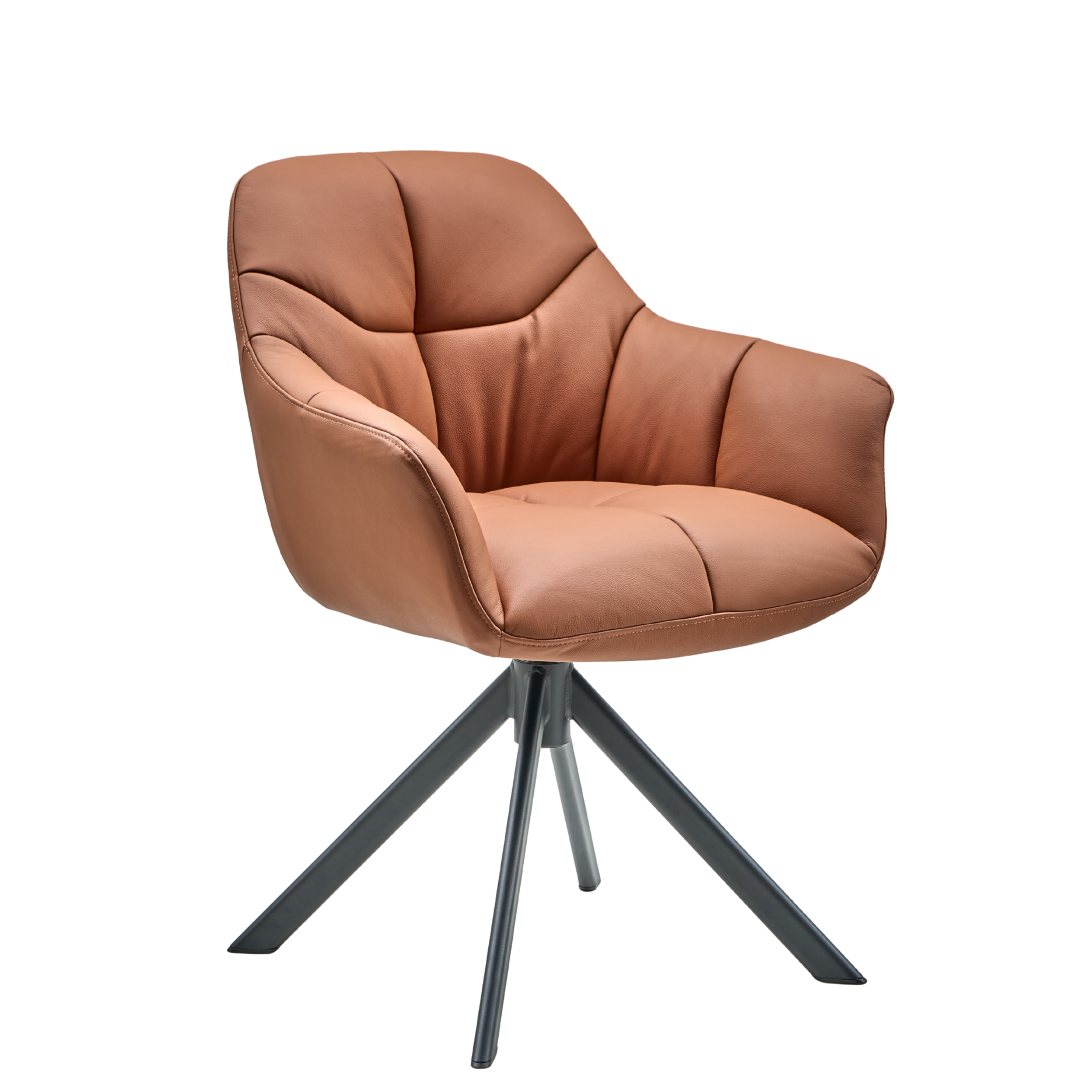 New Age Premium - læder m. drejeben (sort)