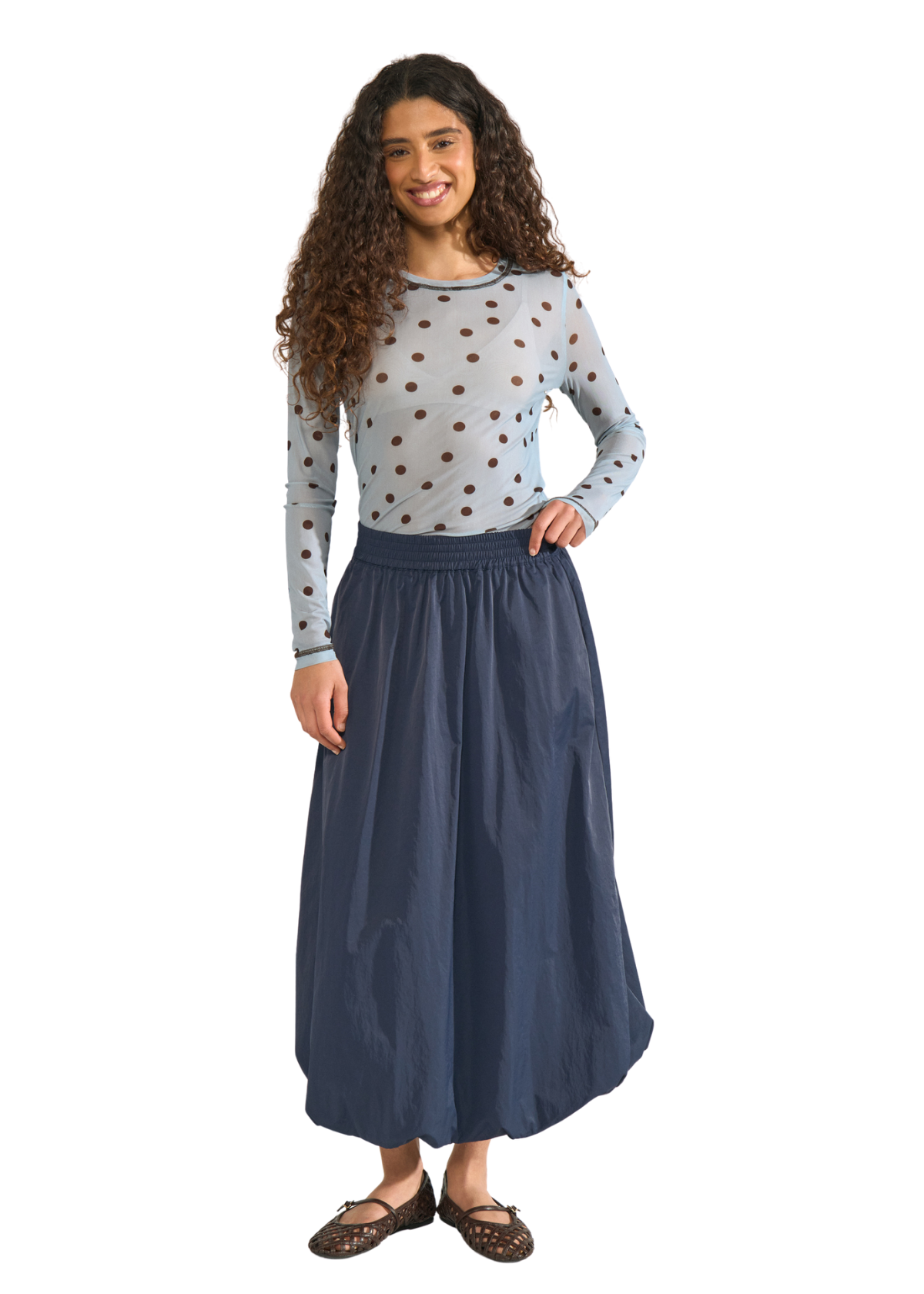 NUSine Mesh Bluse