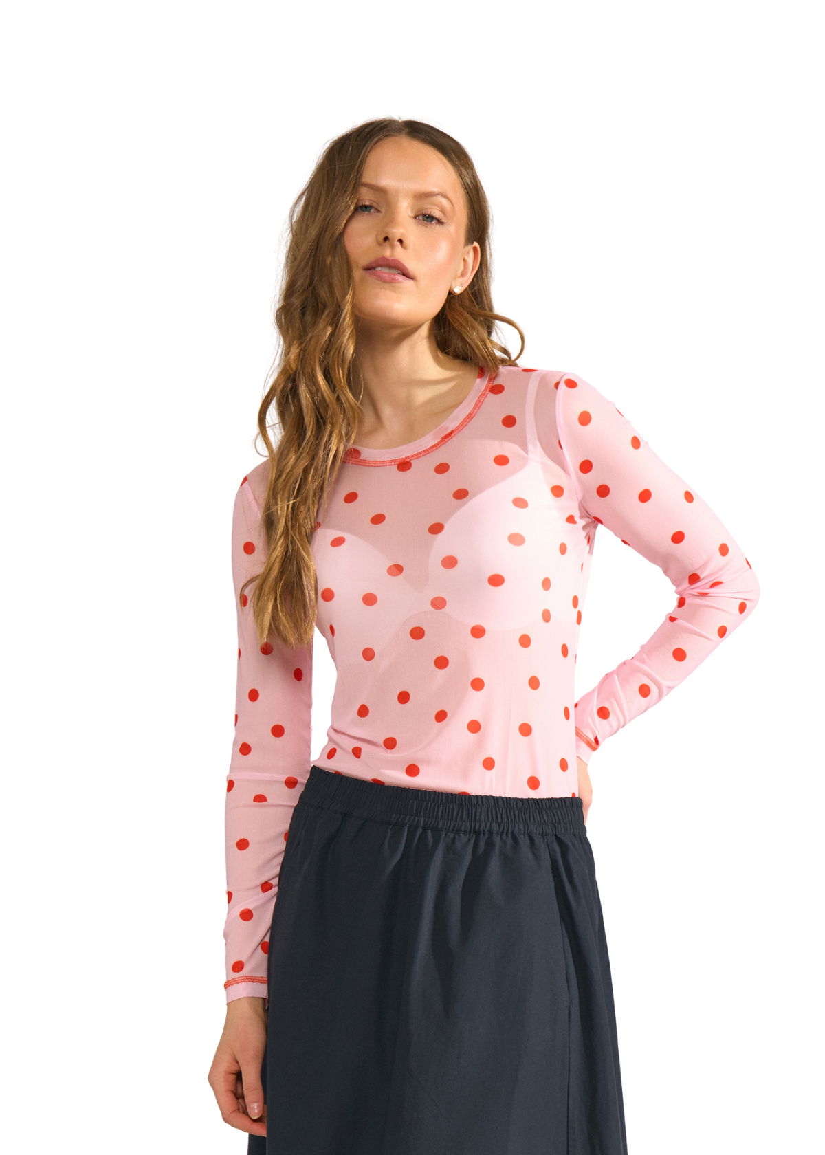 NUSine Mesh Bluse