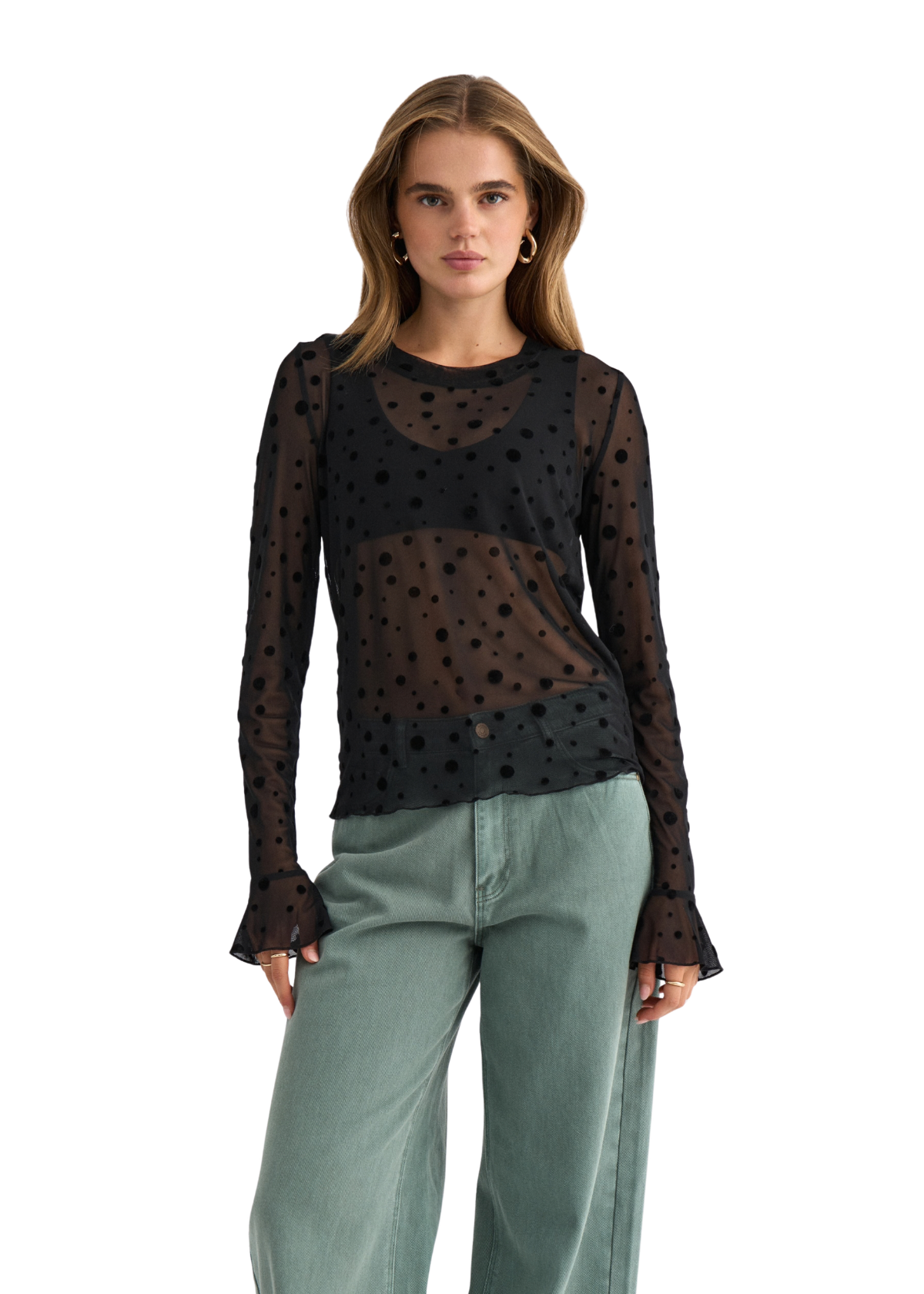 NUEvita Mesh Bluse