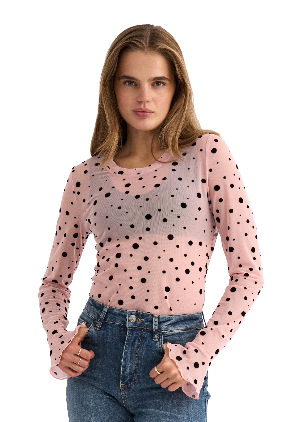 NUEvita Mesh Bluse