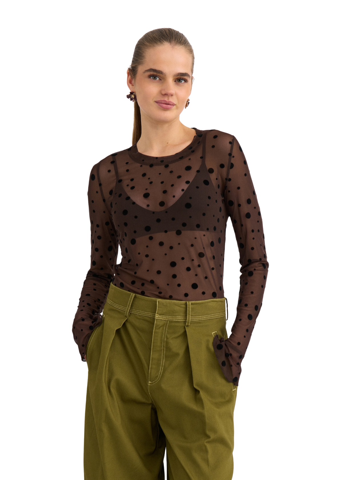 NUEvita Mesh Bluse