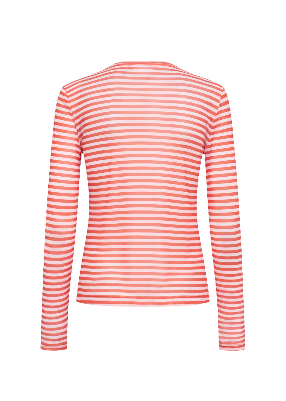 NUSine Stribet Mesh Bluse
