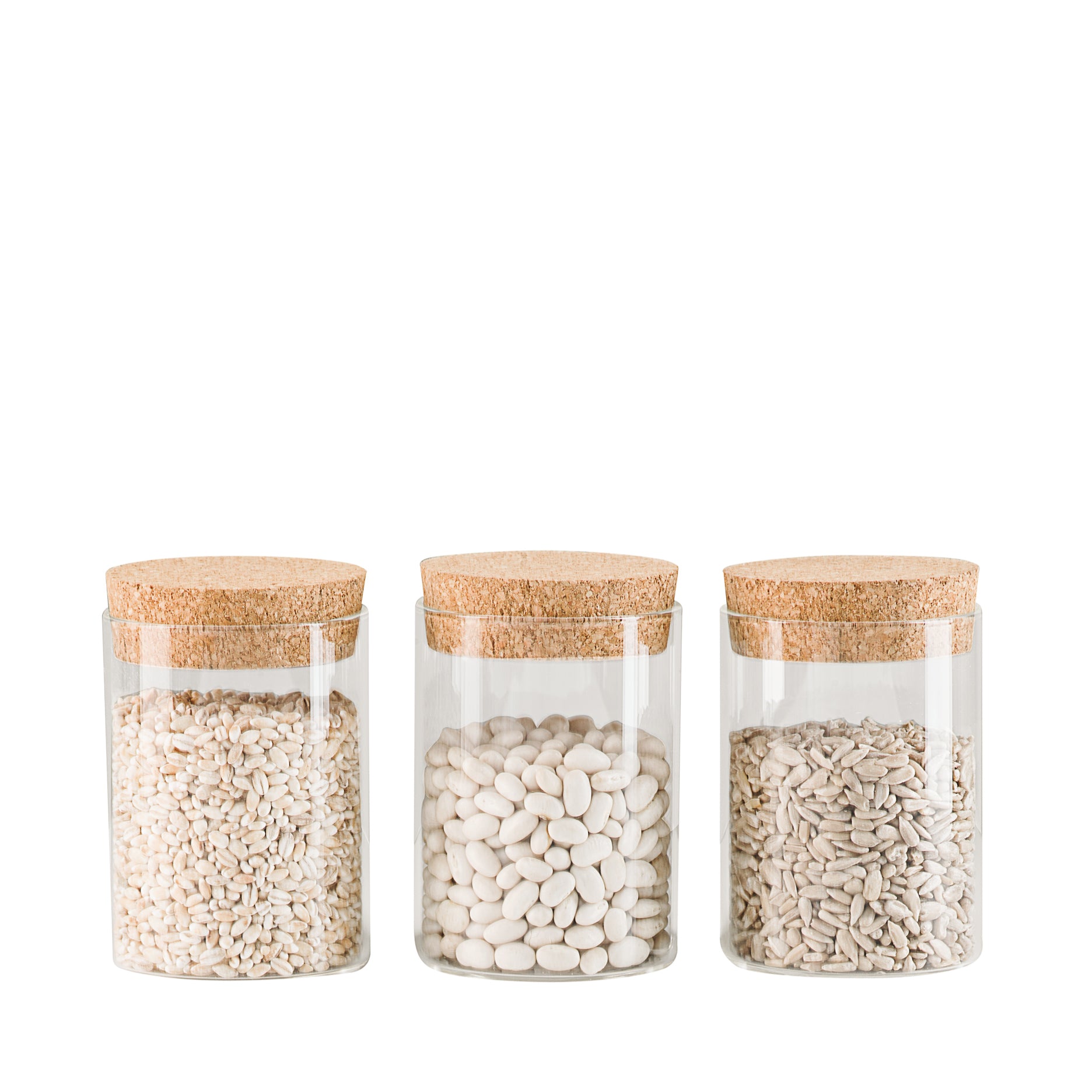 Opbevaringsglas small 3 stk.