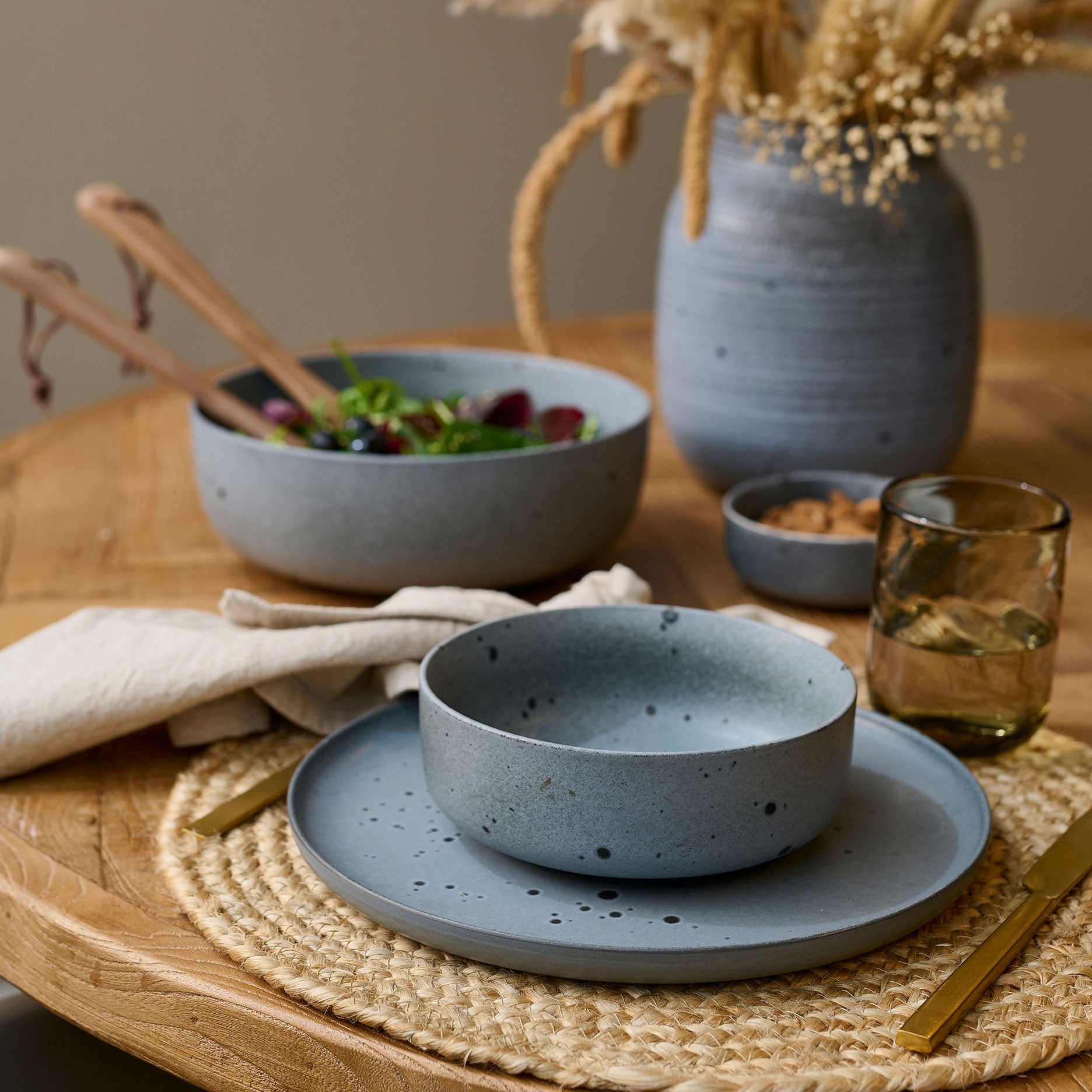 Gourmet Stone tallerken 2 stk.