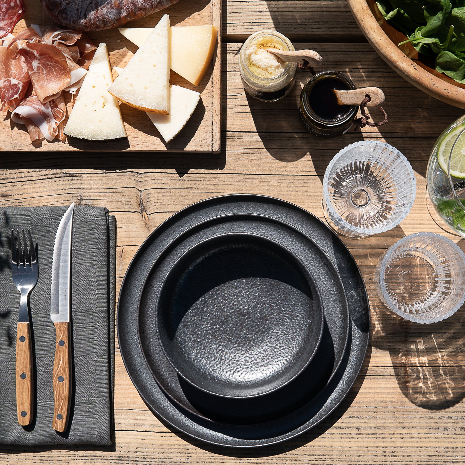 Gourmet Stone tallerken 2 stk.