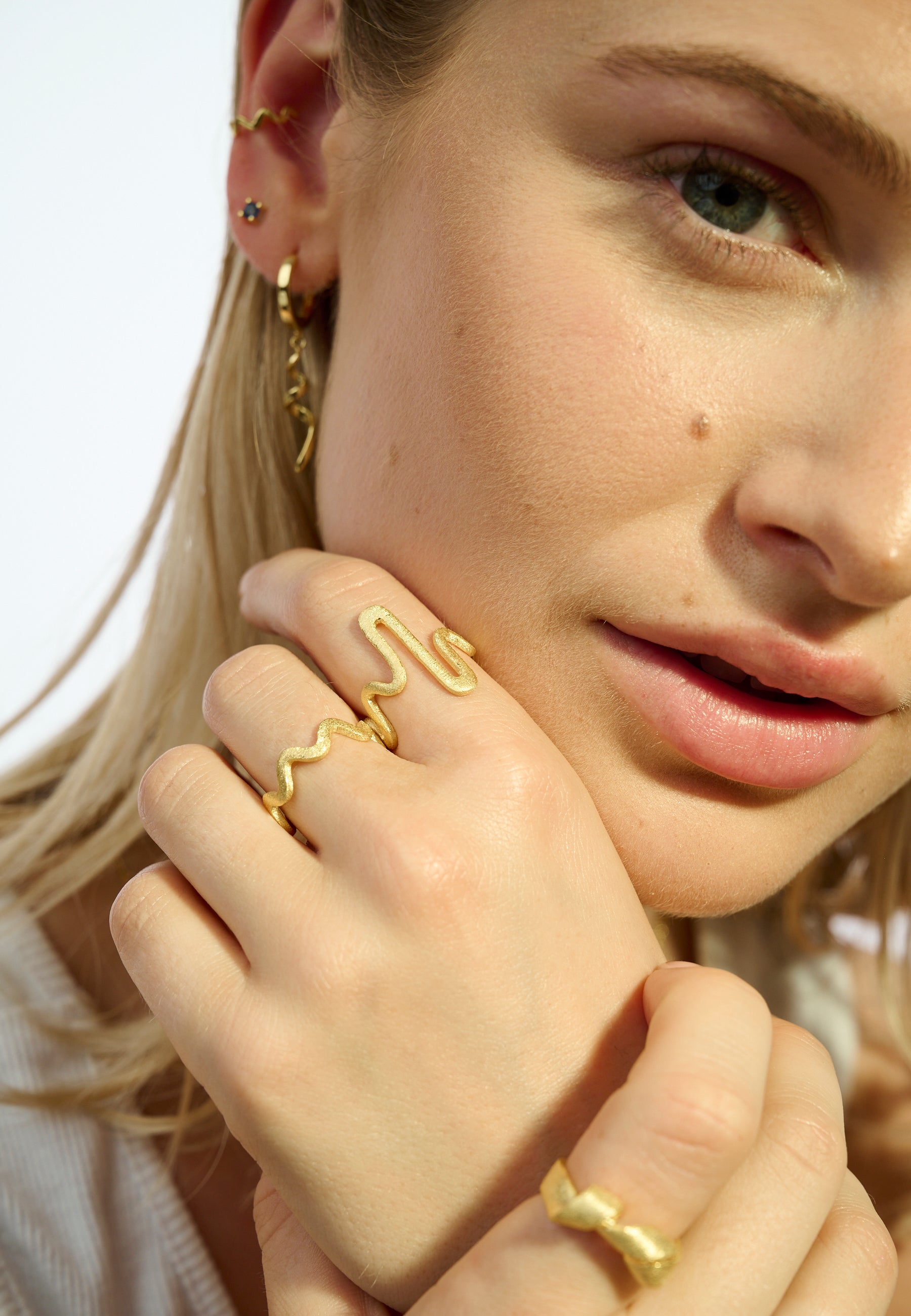 SRWavy Ring Børstet