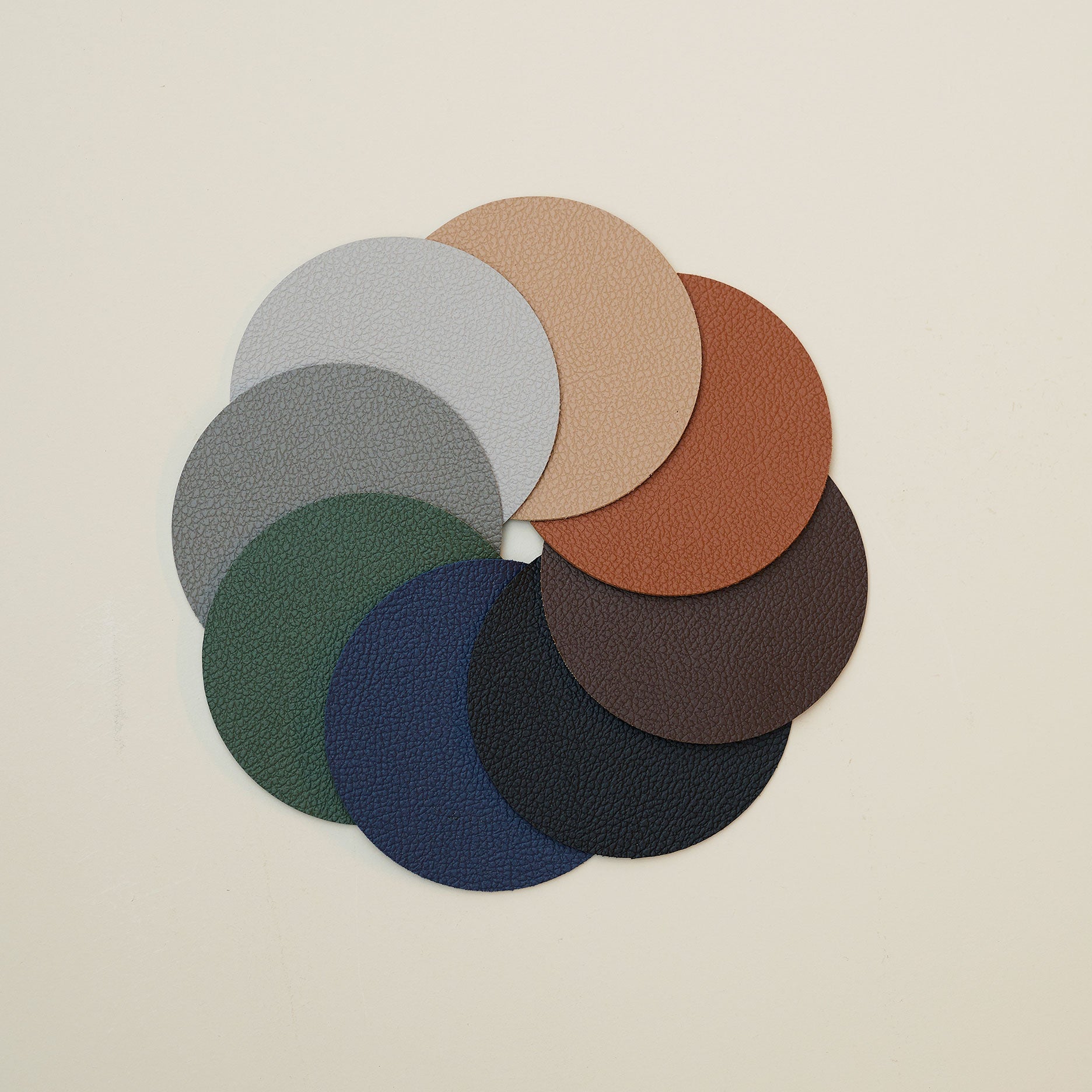 Vendbar coasters Ø10 cm 4 stk.