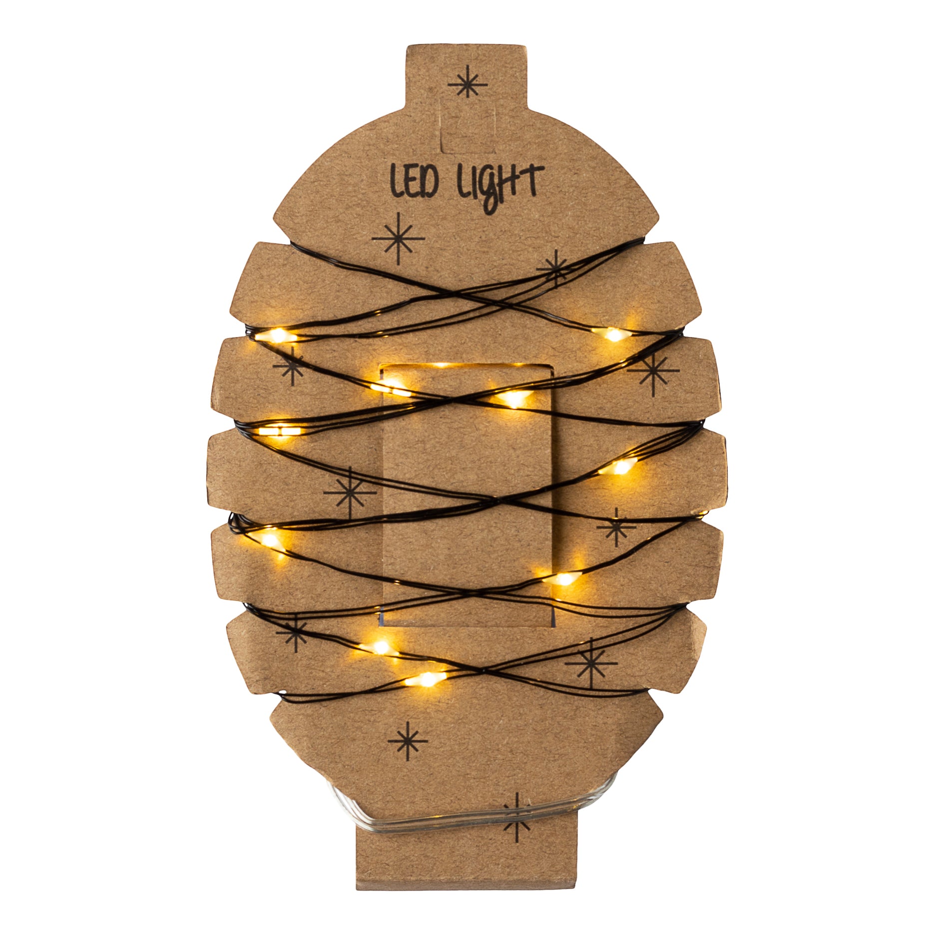 LED julelyskæde 2,1 m.