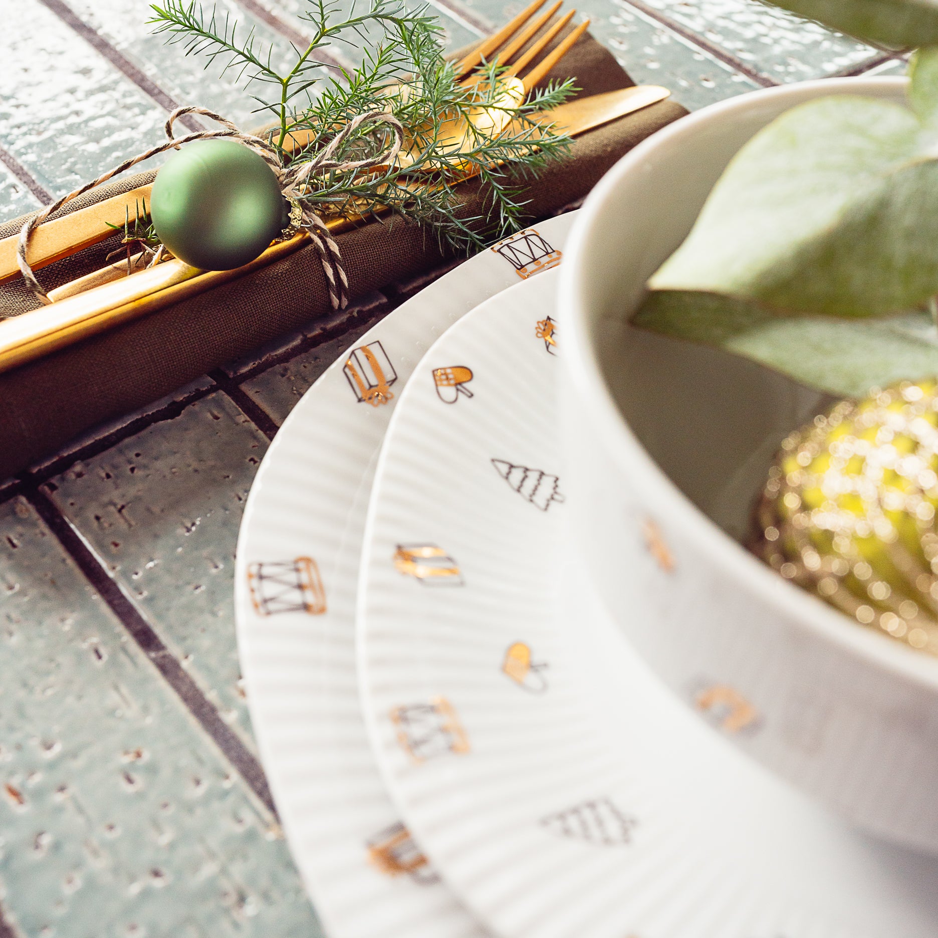 Magic Christmas middagstallerken Ø26 cm 2 stk.