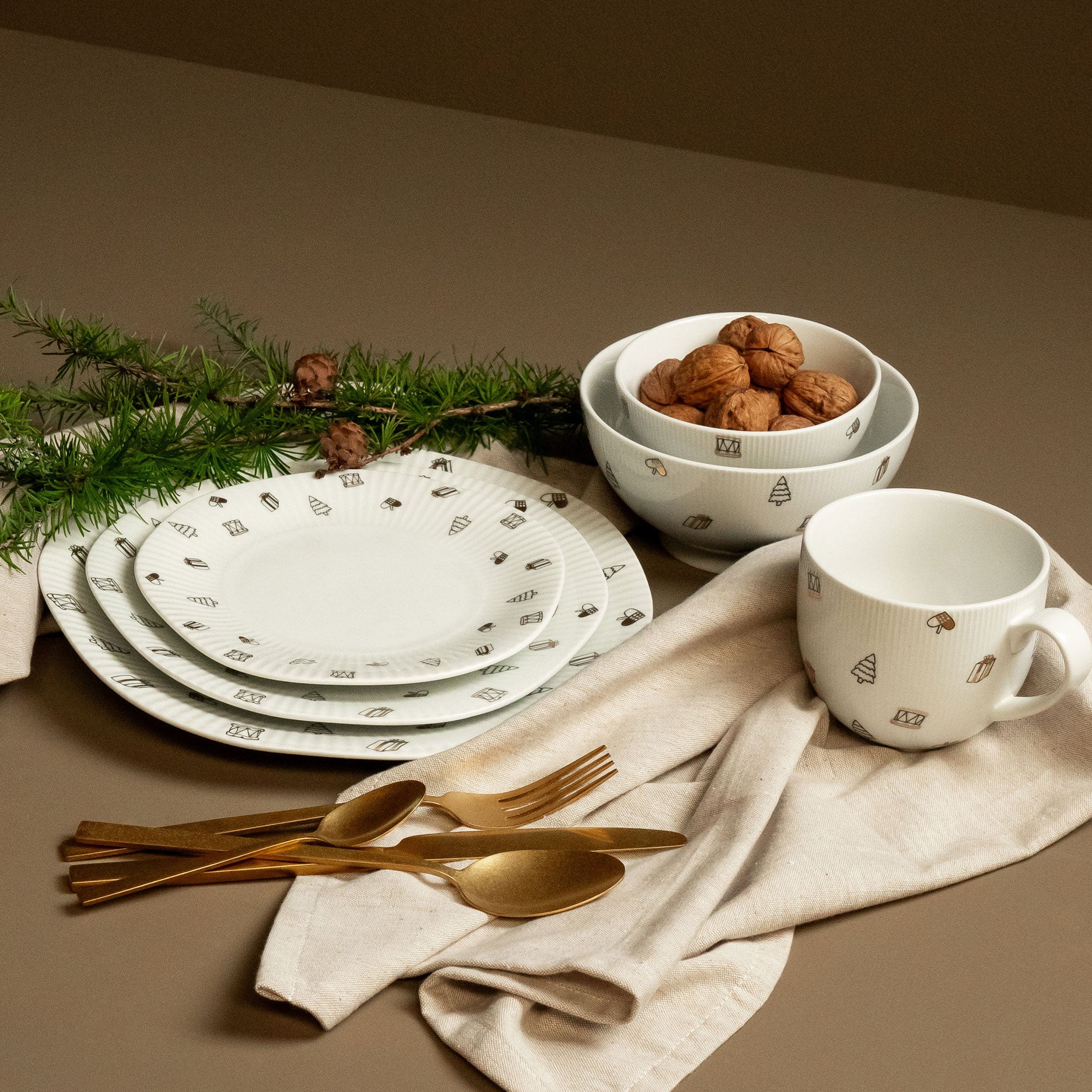 Magic Christmas frokosttallerken Ø22 cm 2 stk.