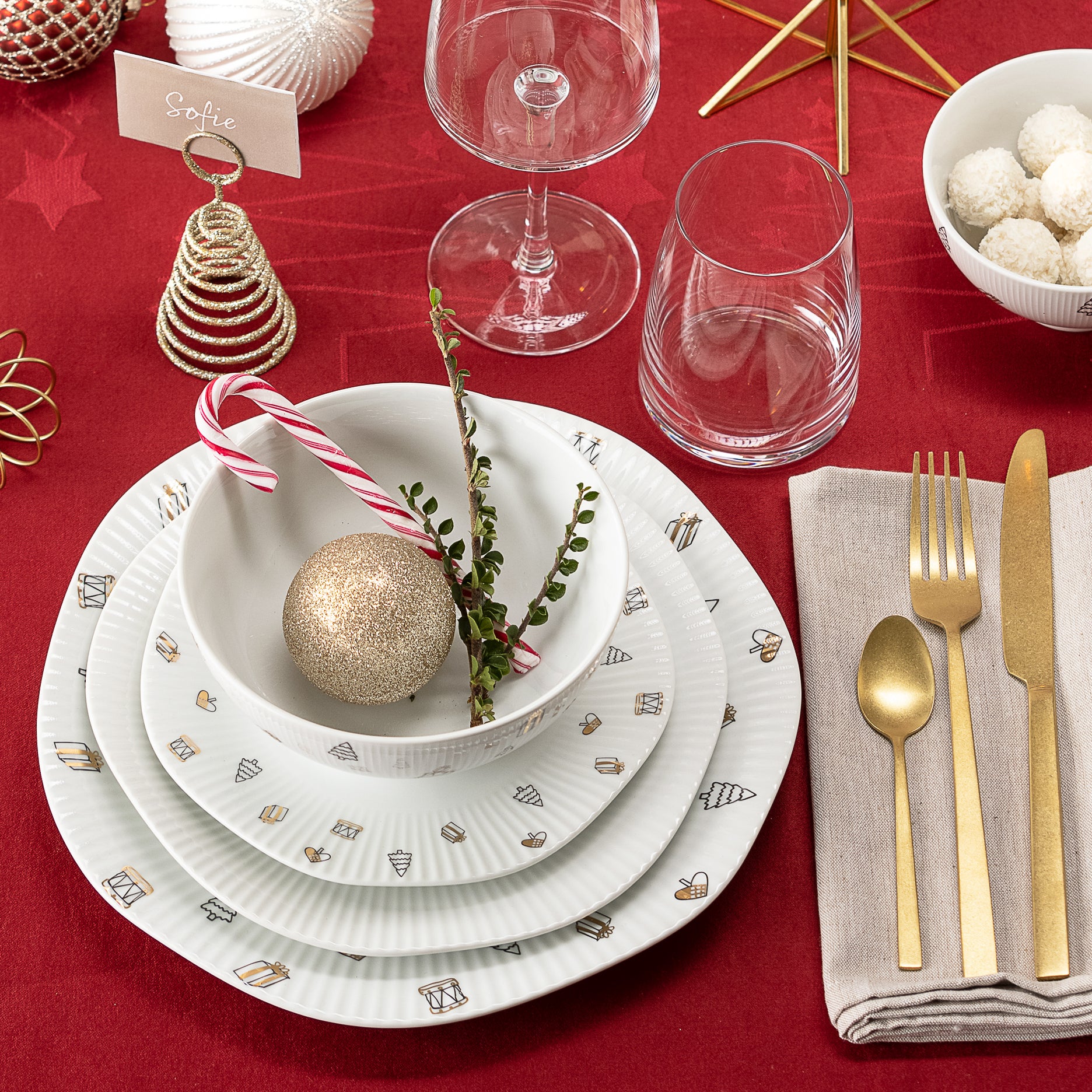 Magic Christmas kagetallerken Ø18 cm 2 stk.