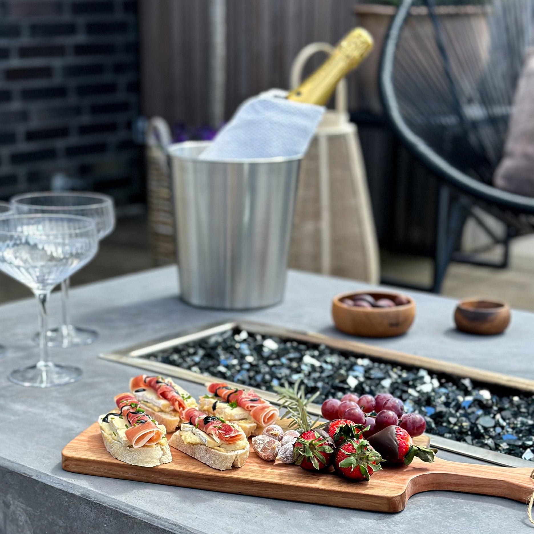 Auri Akacie Tapasbræt