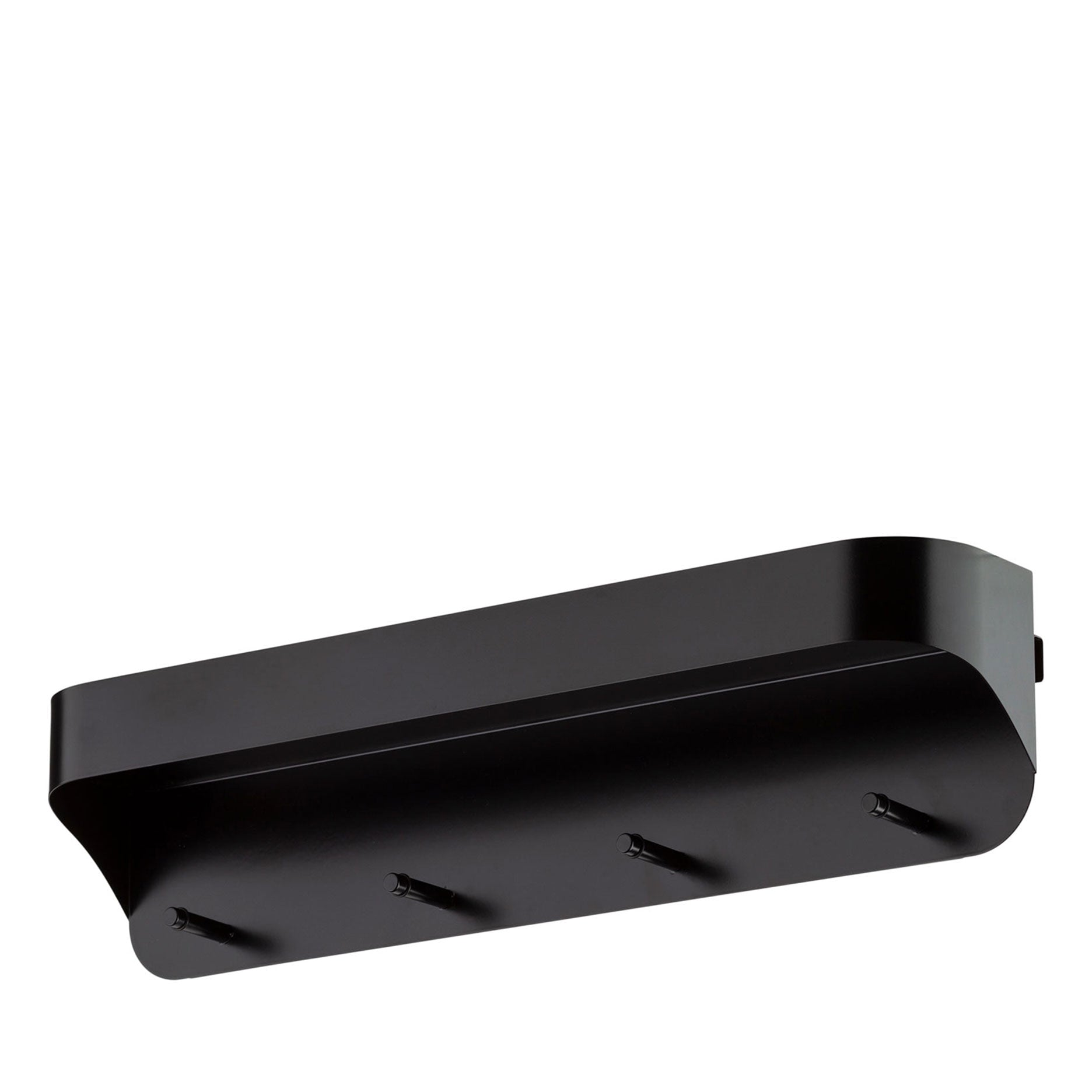 Neat opbevaringshylde m. knage