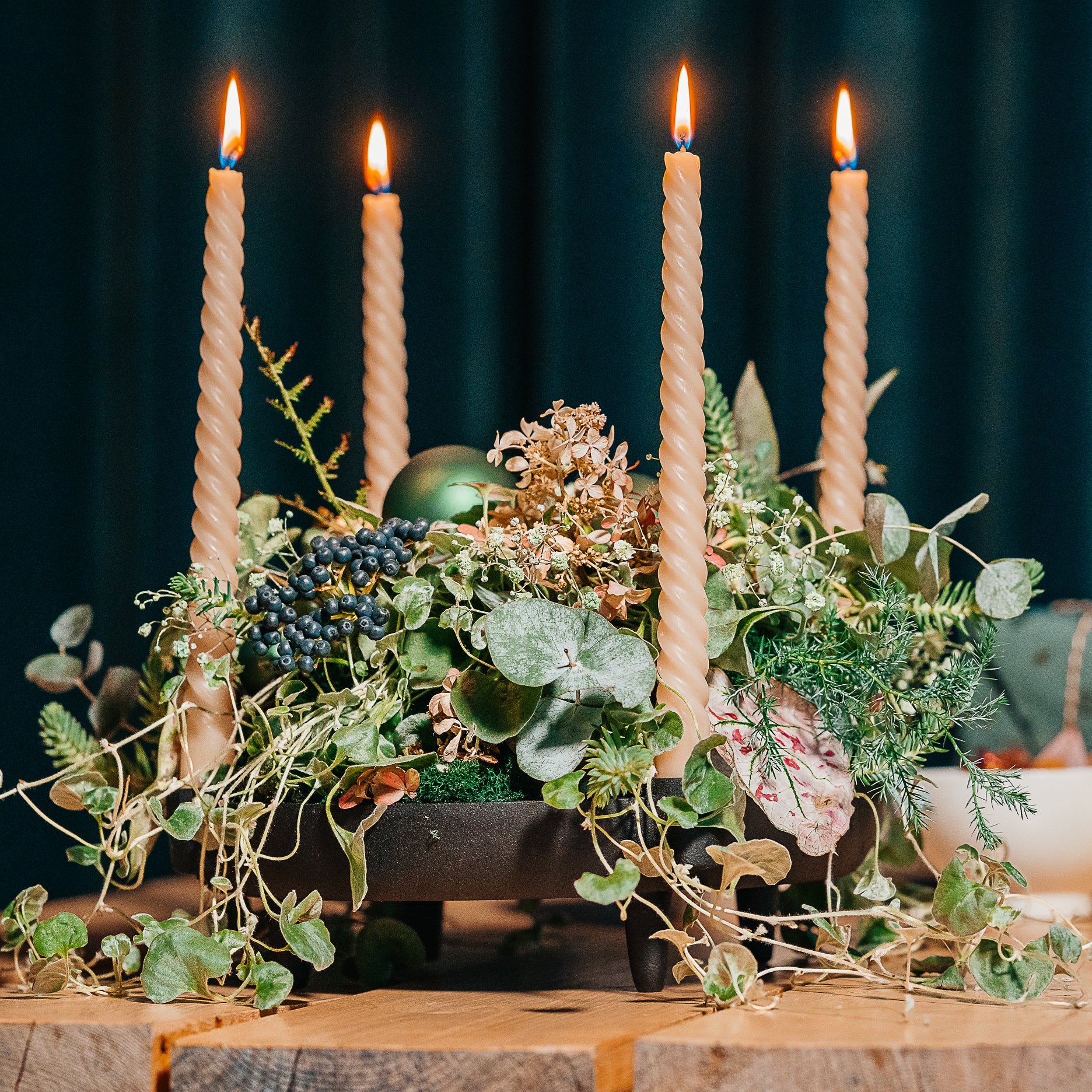 Tex 4 armet lysestage Ø29.5 cm