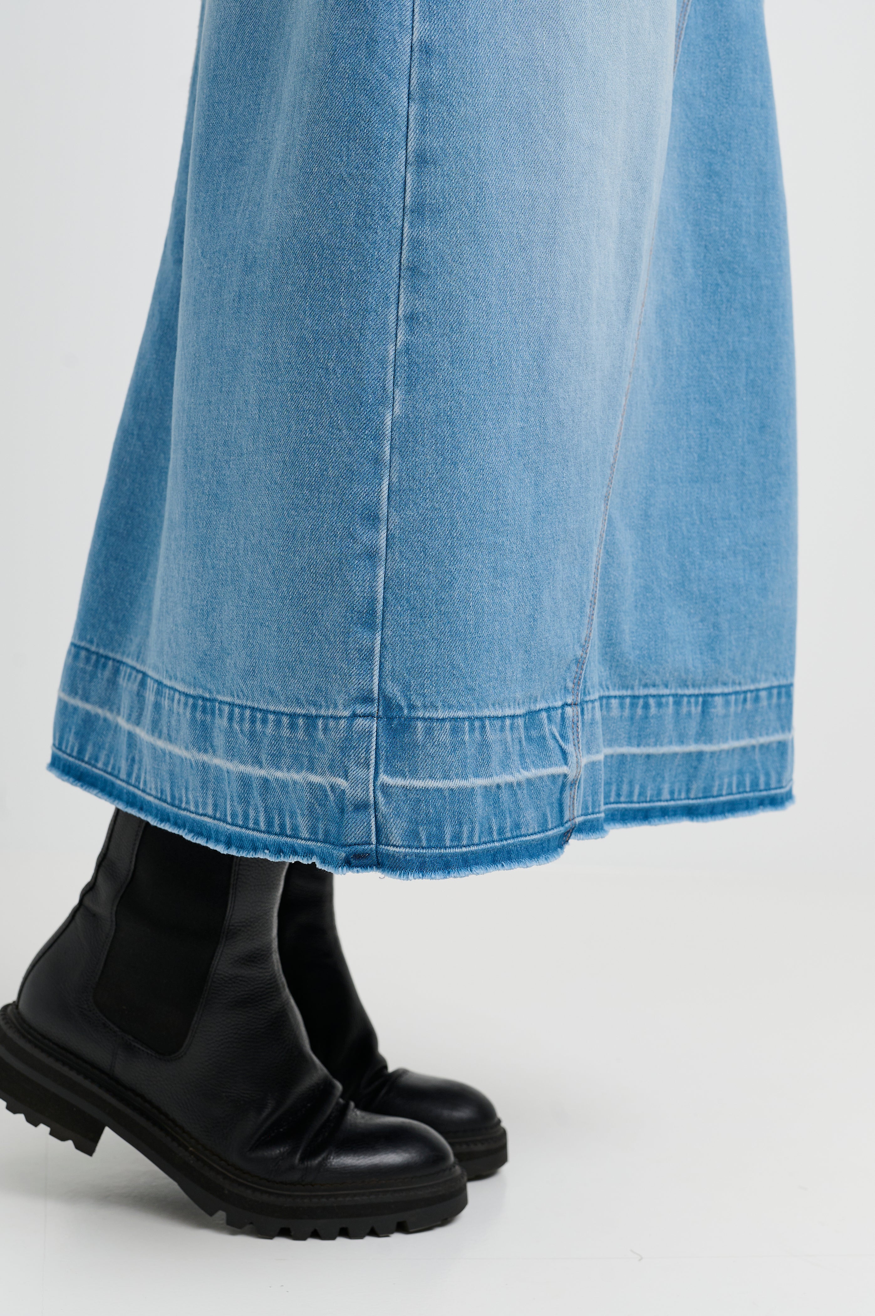 CRZala denim nederdel