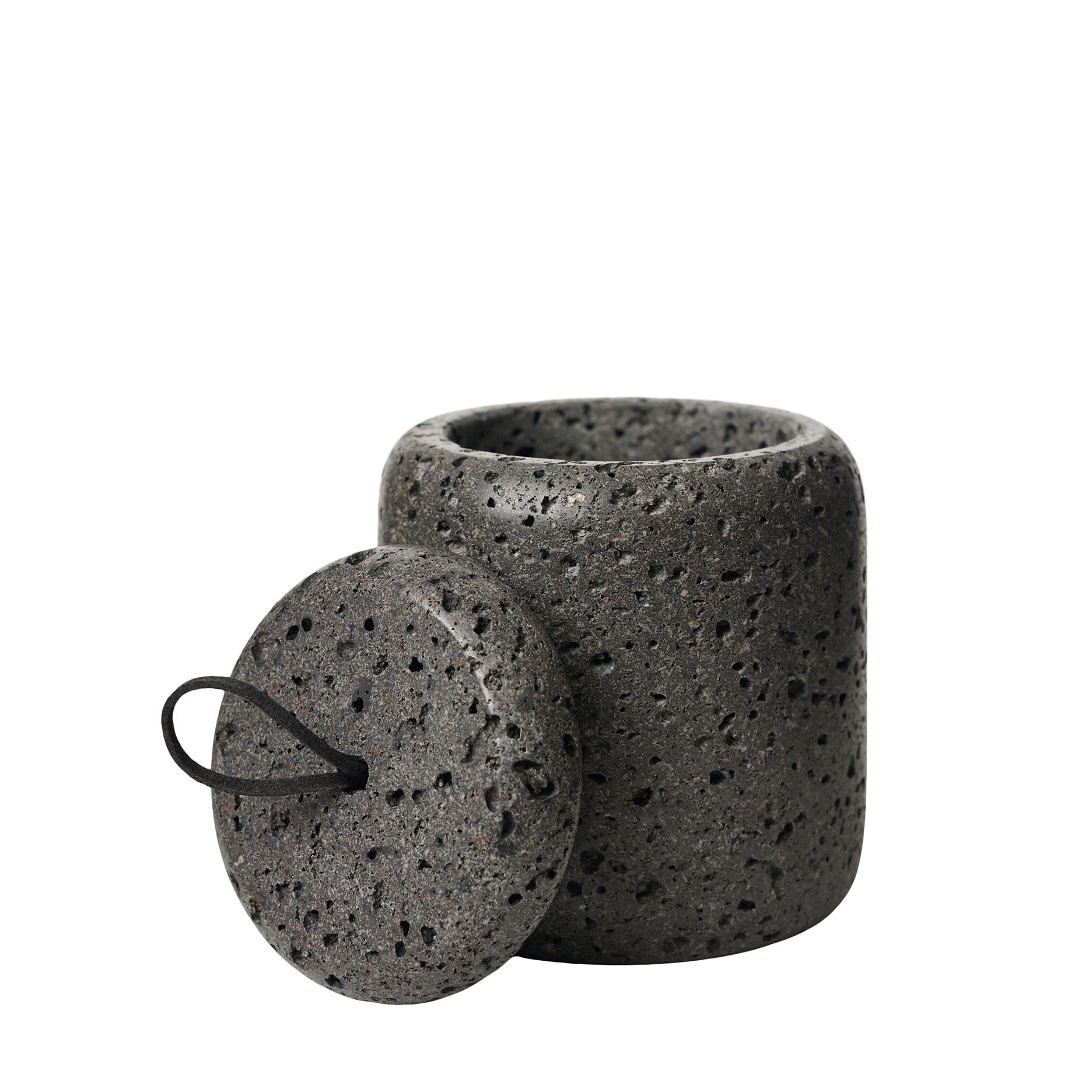 Travertin II Krukke m låg