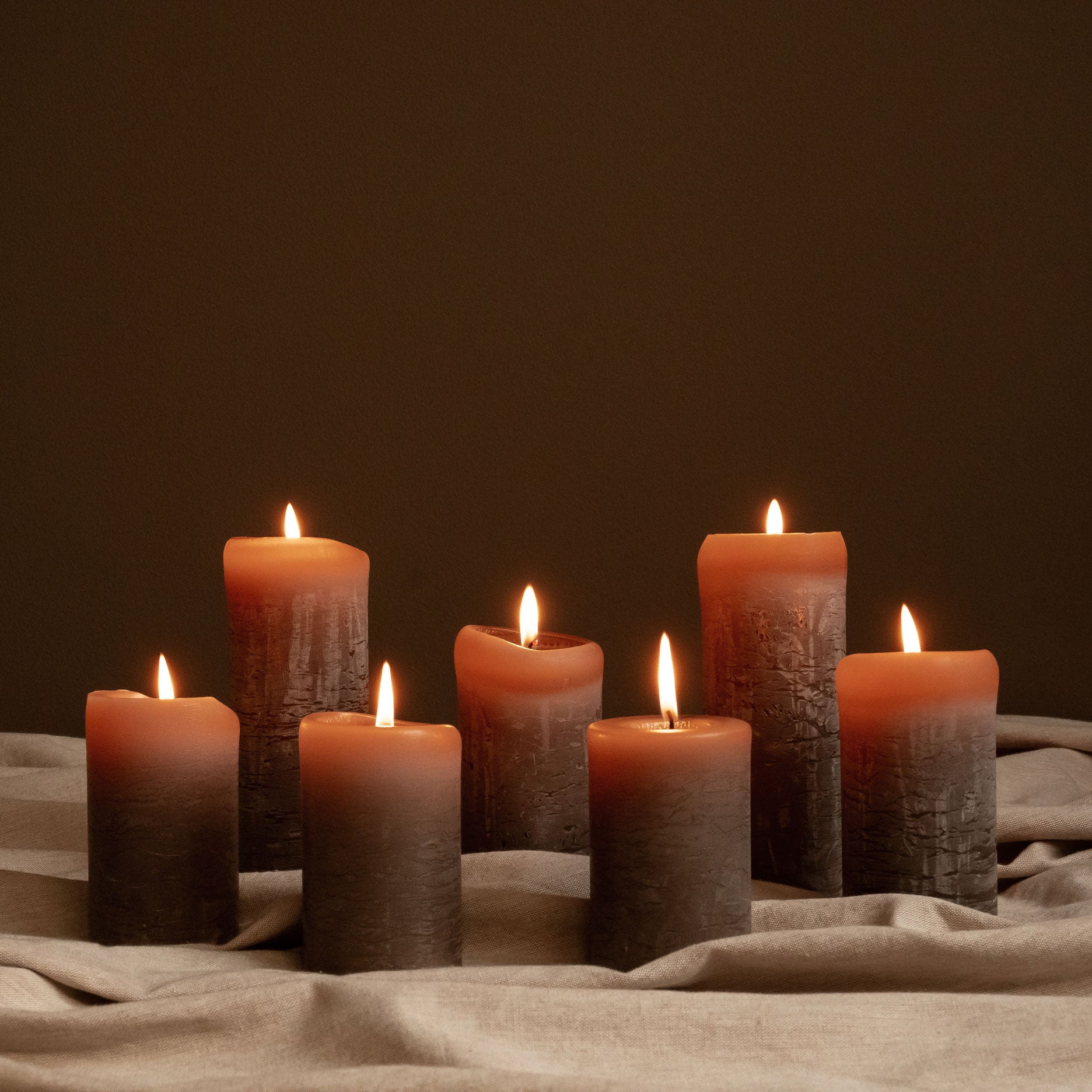 Rustik bloklys Ø6 cm