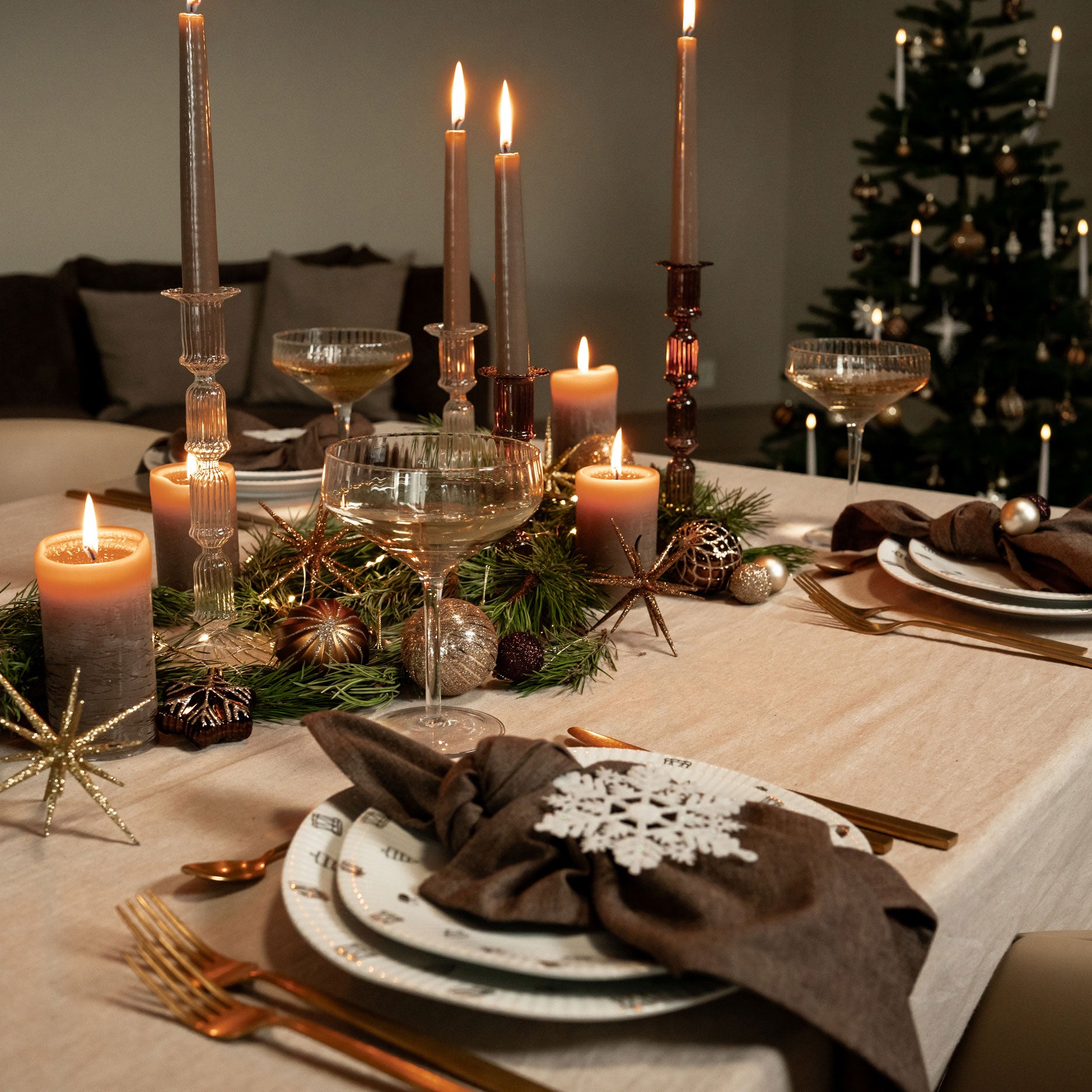 Rustik bloklys Ø6 cm