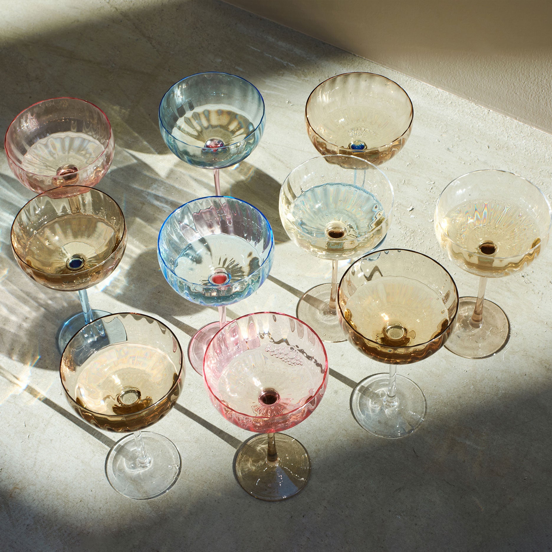 Candy Brown Champagneskål