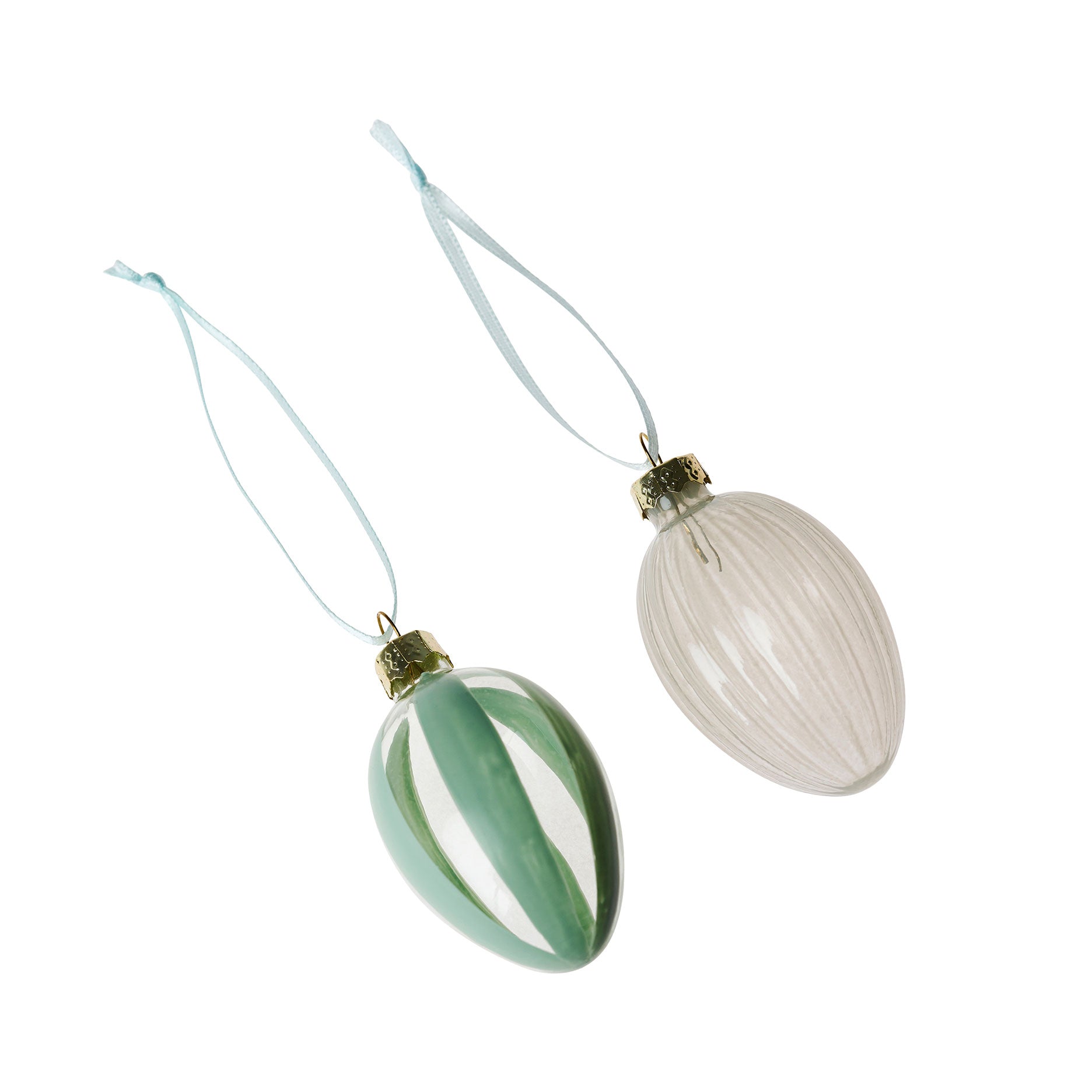 Stripe påskeæg 2 stk.