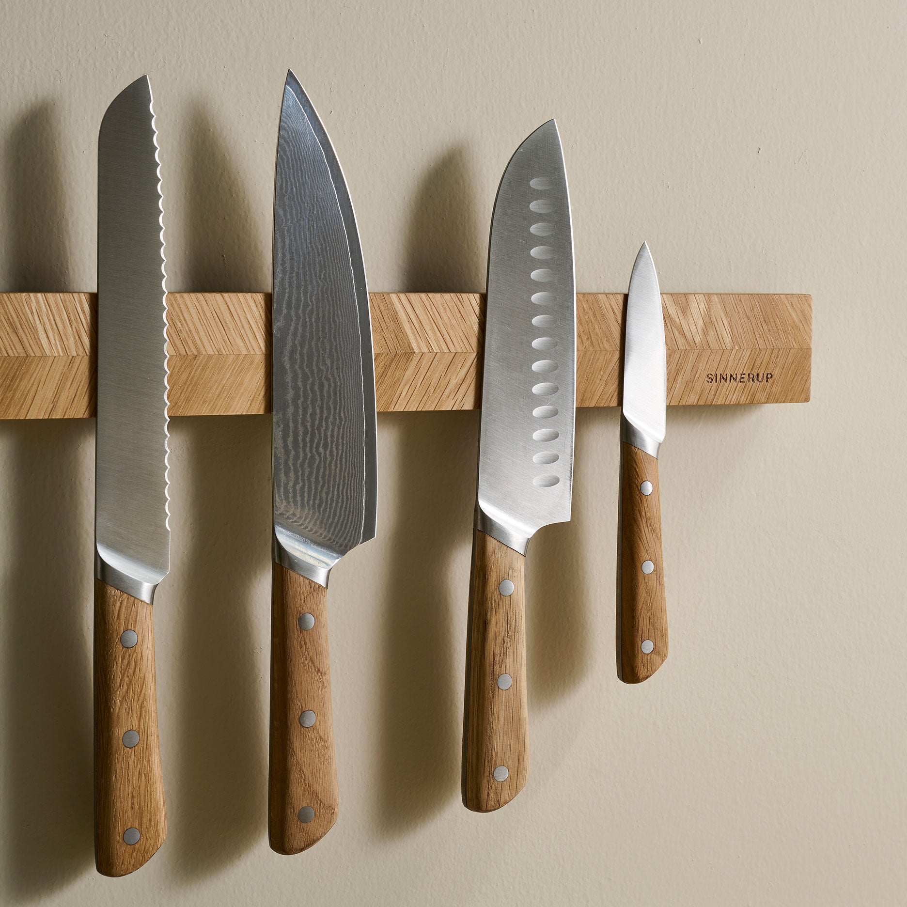 Sildebens egetræ knivmagnet