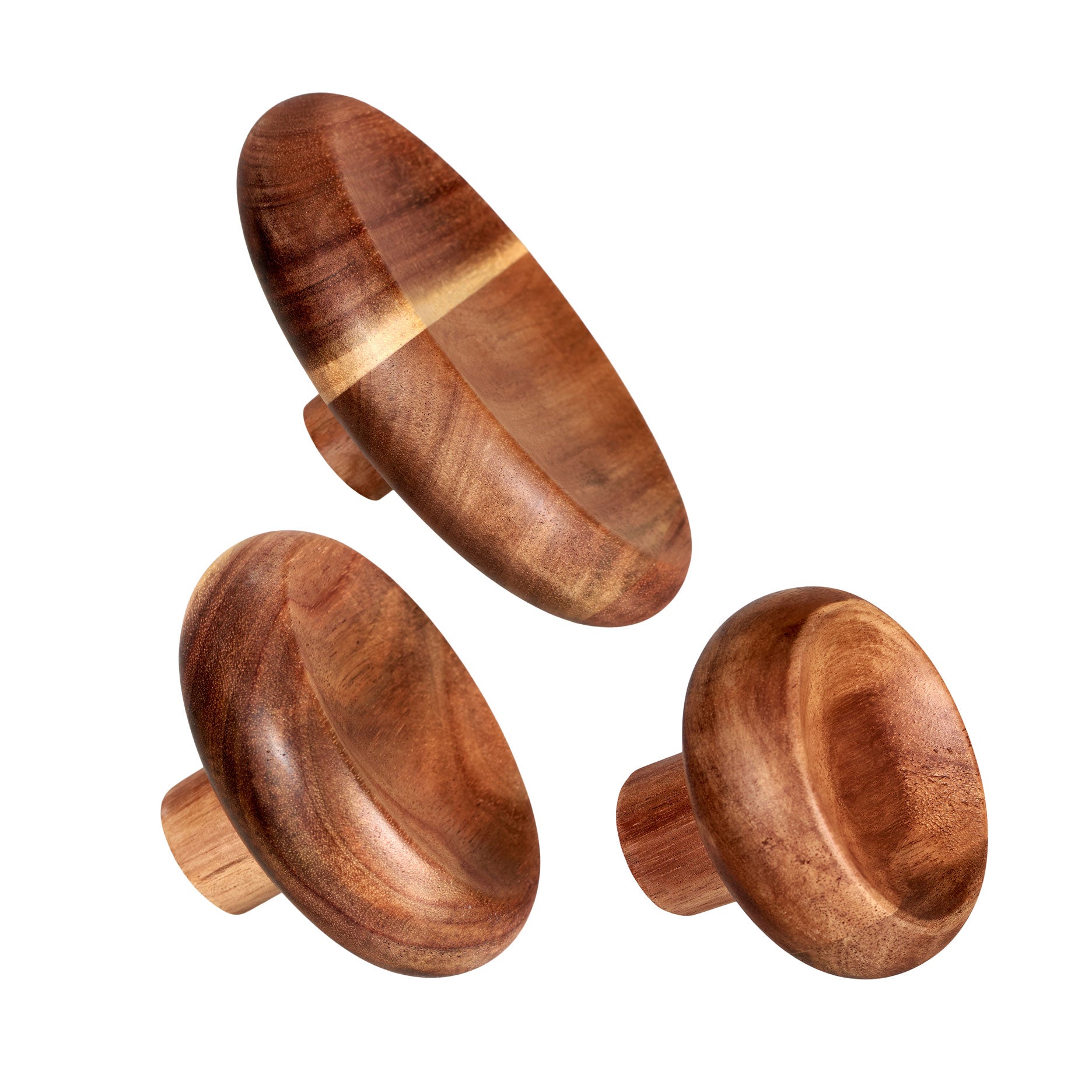 Auri akacie knage - sæt 3 stk