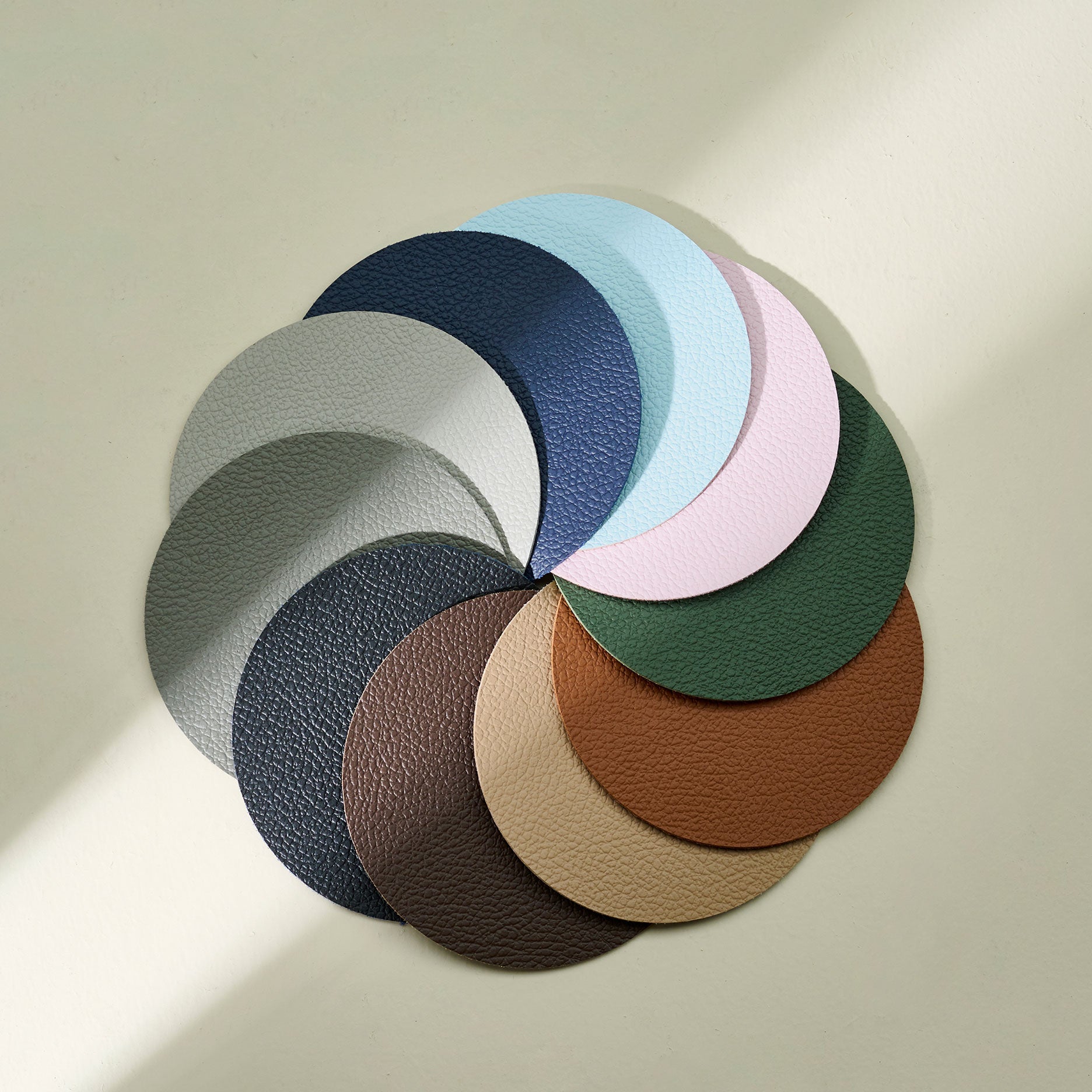 Vendbar coasters Ø10 cm 4 stk.