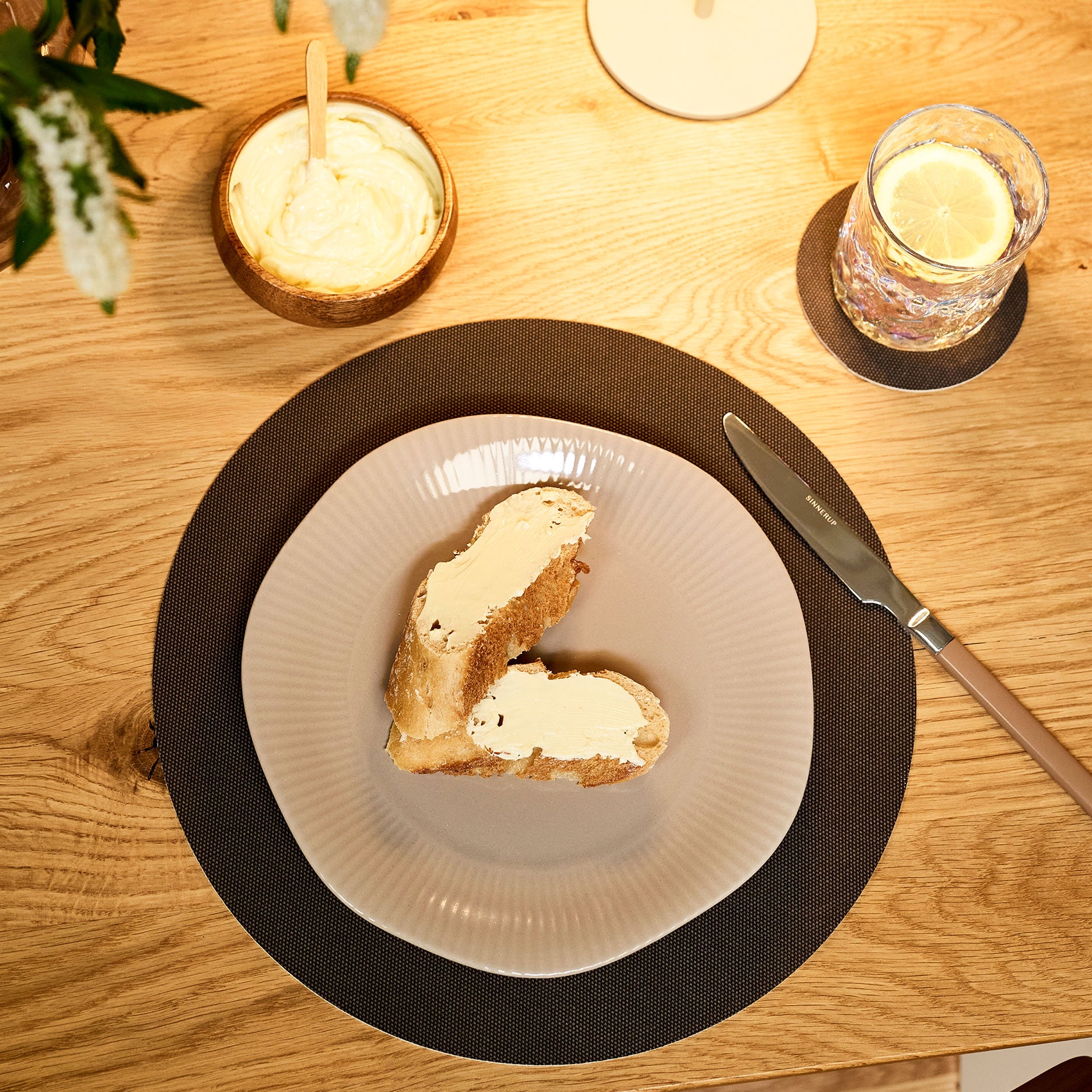 Oxford Vendbar dækkeserviet Ø30 cm