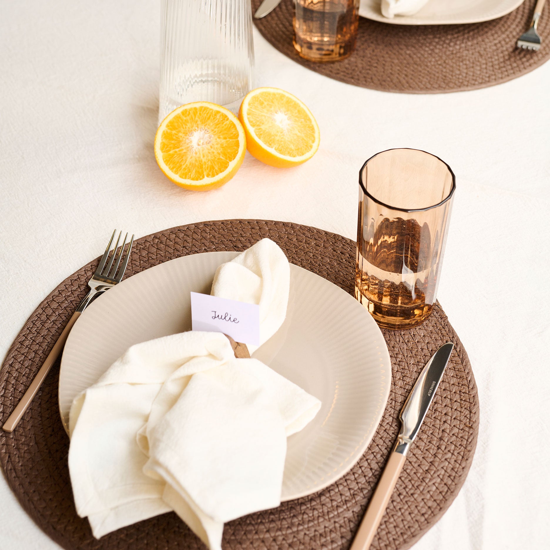 Raffia dækkeserviet