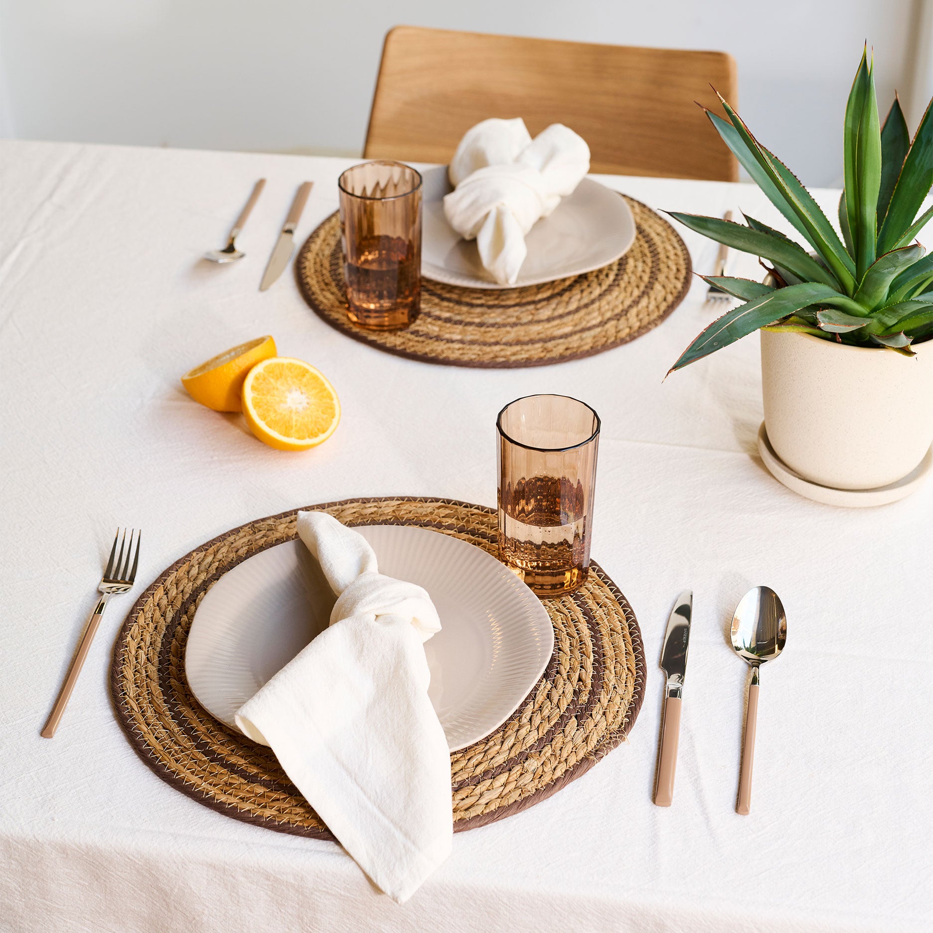 Peace stripe dækkeserviet