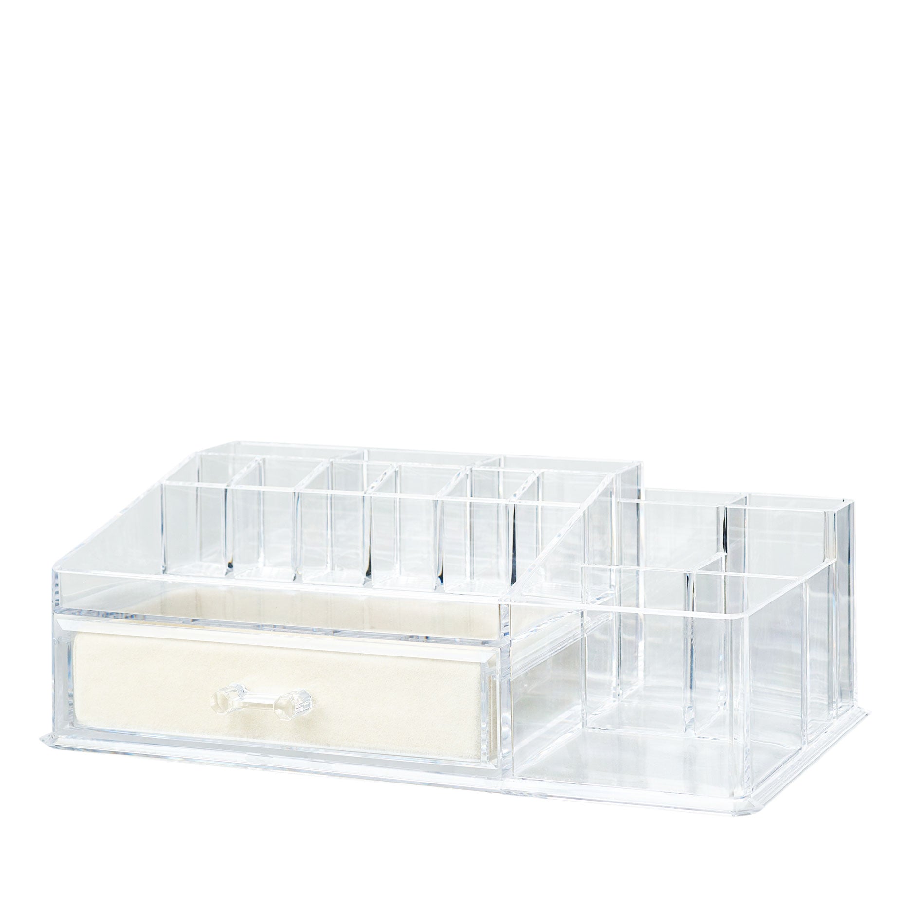 Akryl organizer med skuffe