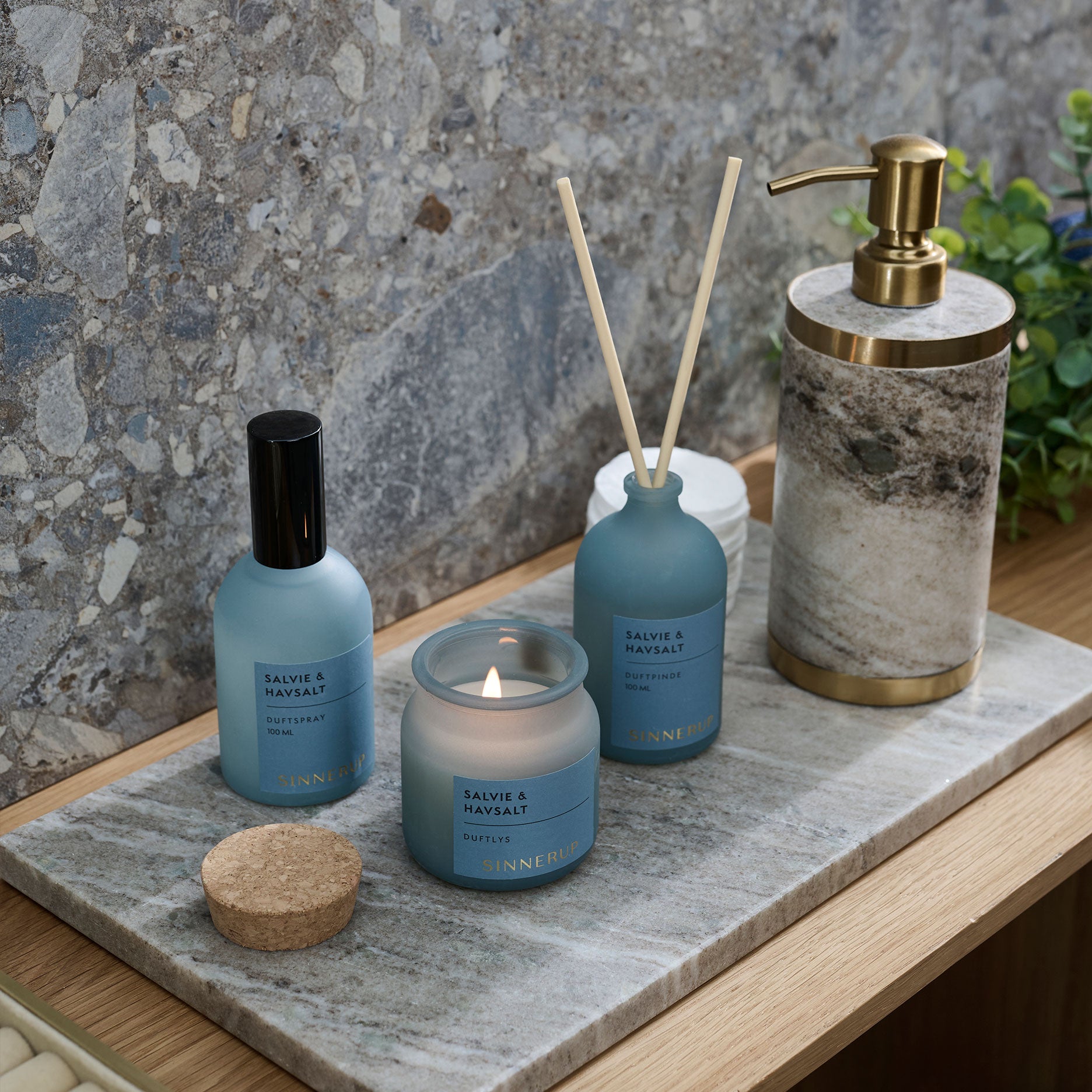 Marble sæbedispenser