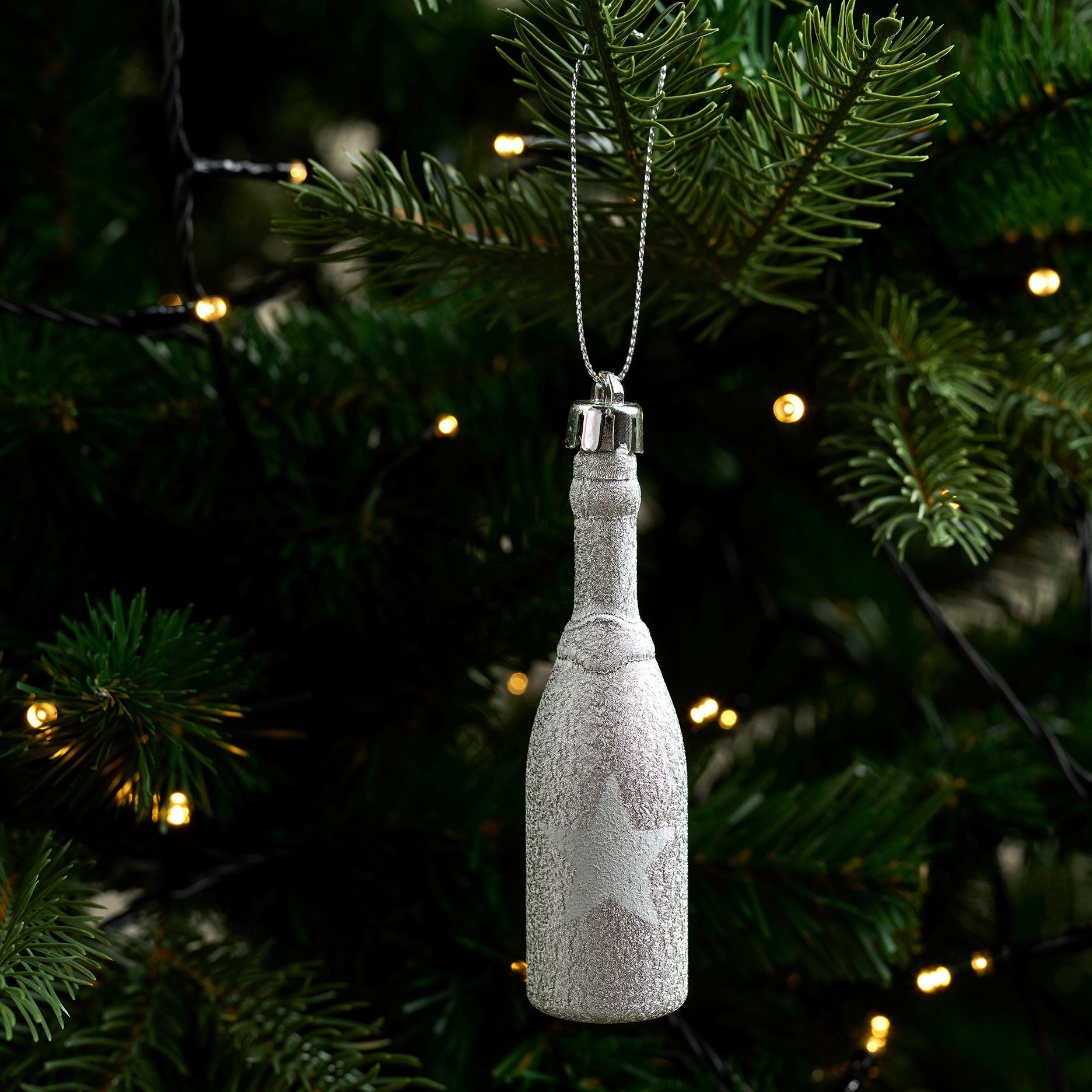 Julekugler Champagne 6 stk.